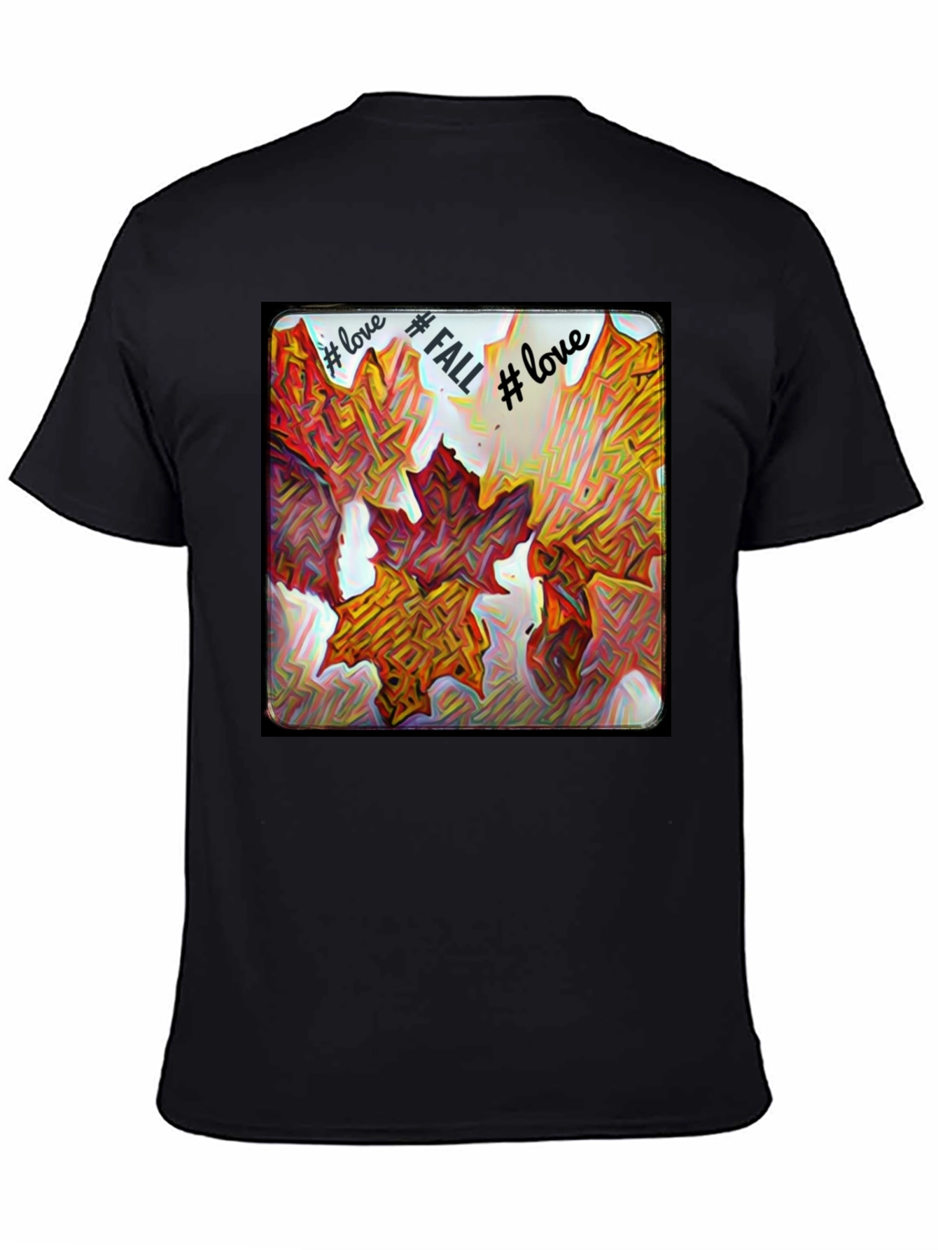 Fall Leaves Graphic Tee - Love Fall T-Shirt