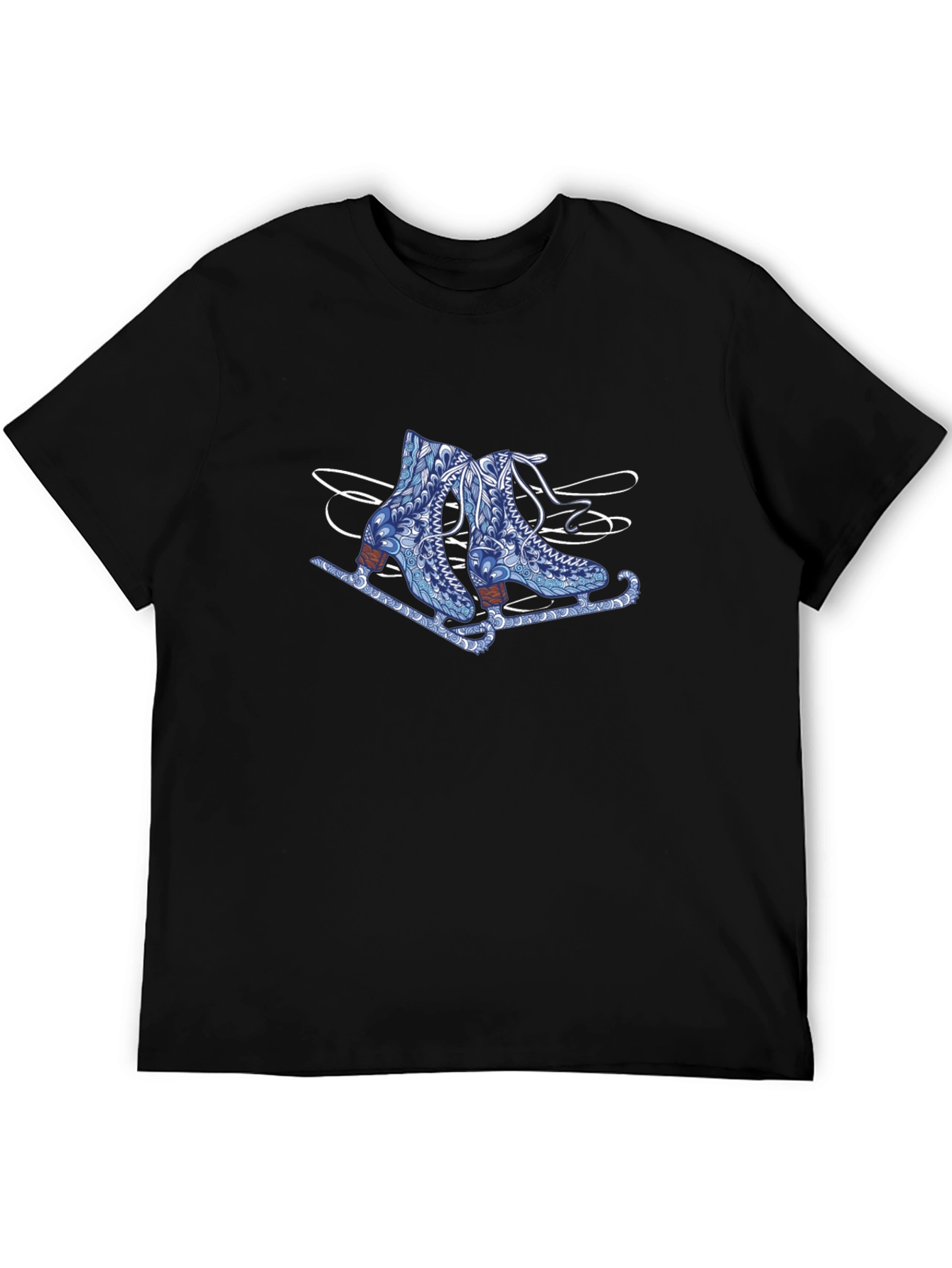 Skate Design Black T-Shirt