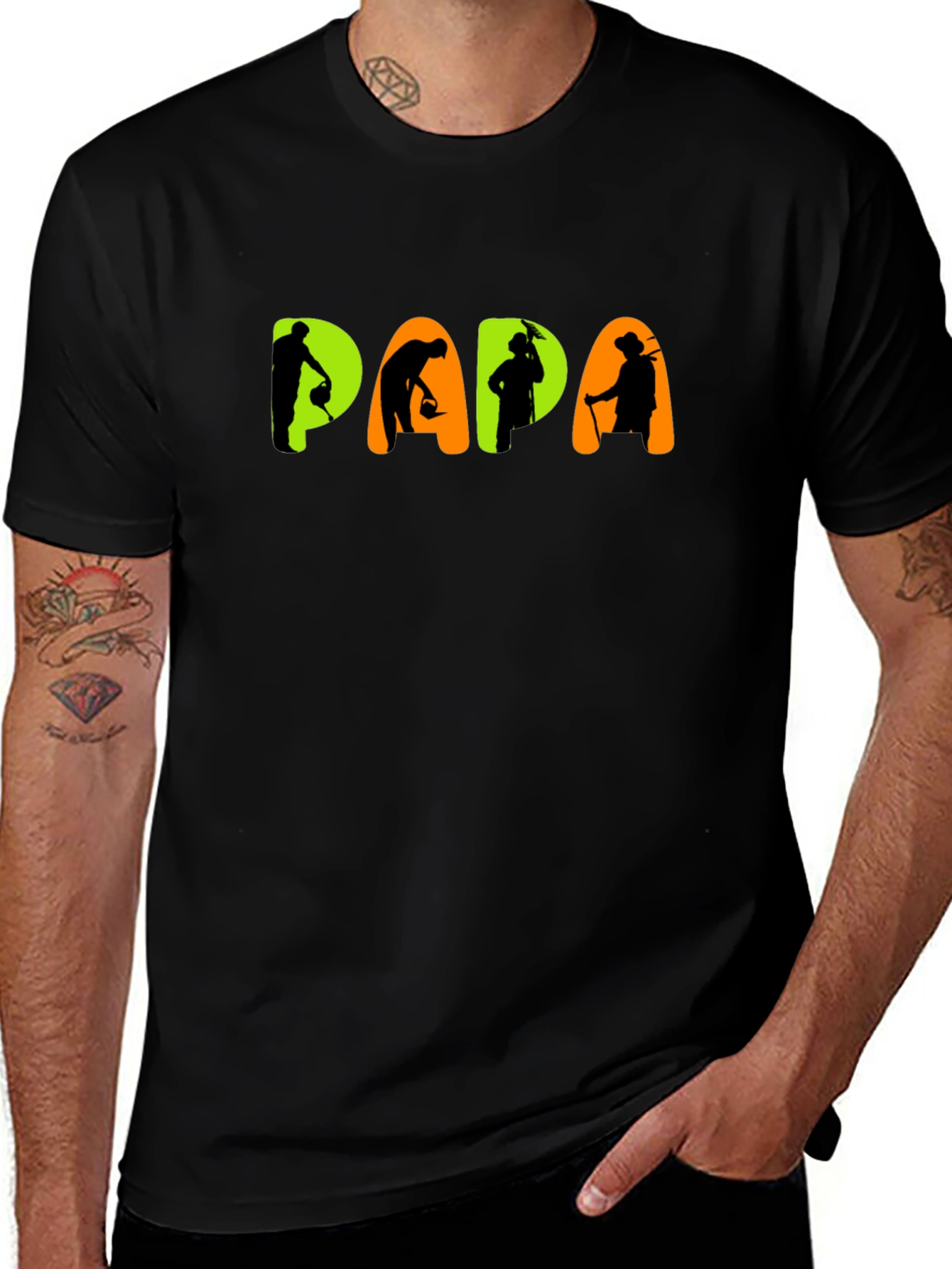 Papa Gardener T-Shirt - Fathers Day Gift