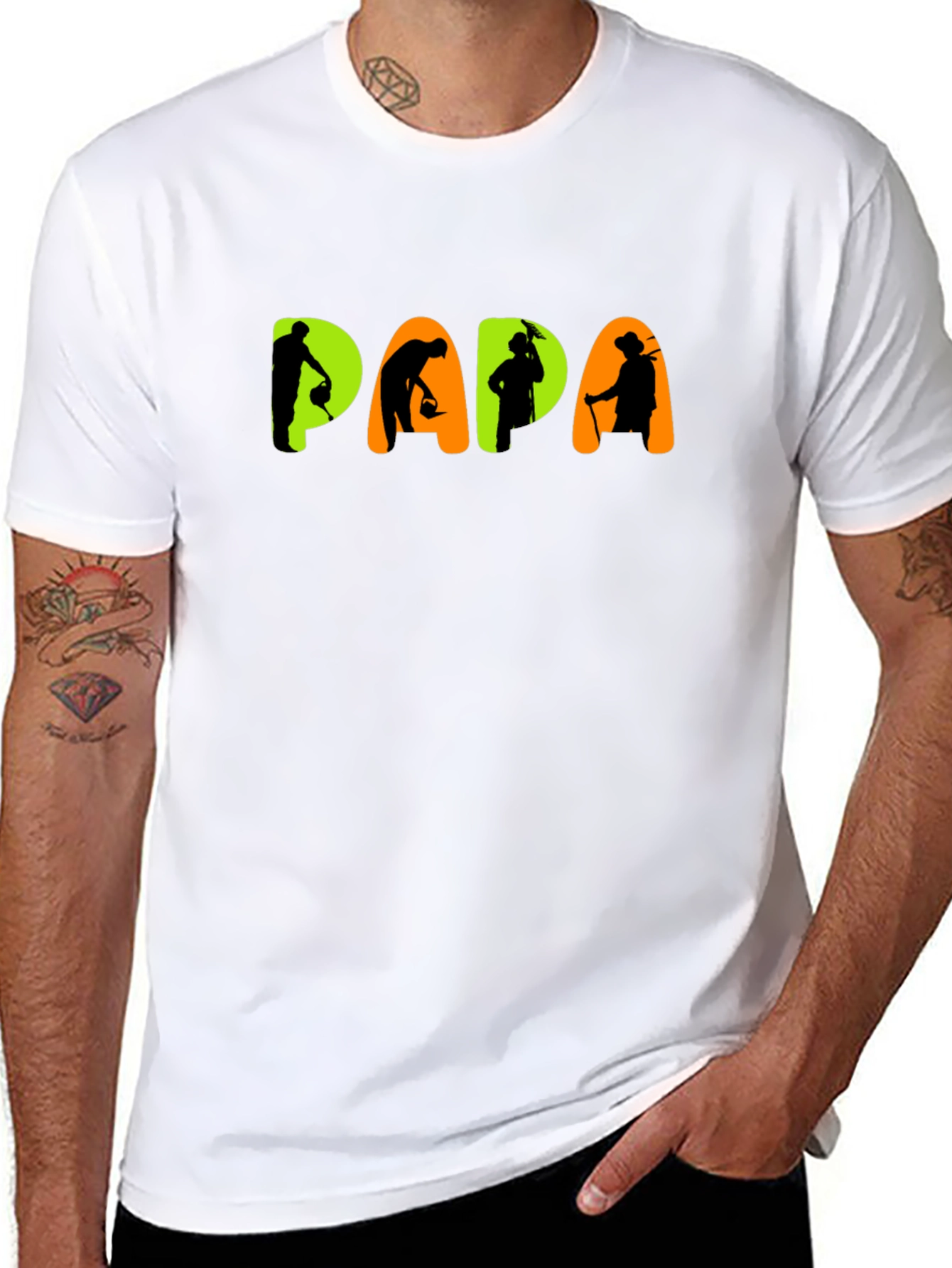 Papa Gardener T-Shirt - Fathers Day Gift