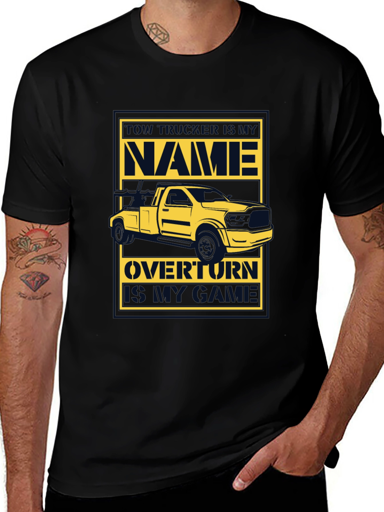 Name Overturn Truck T-Shirt