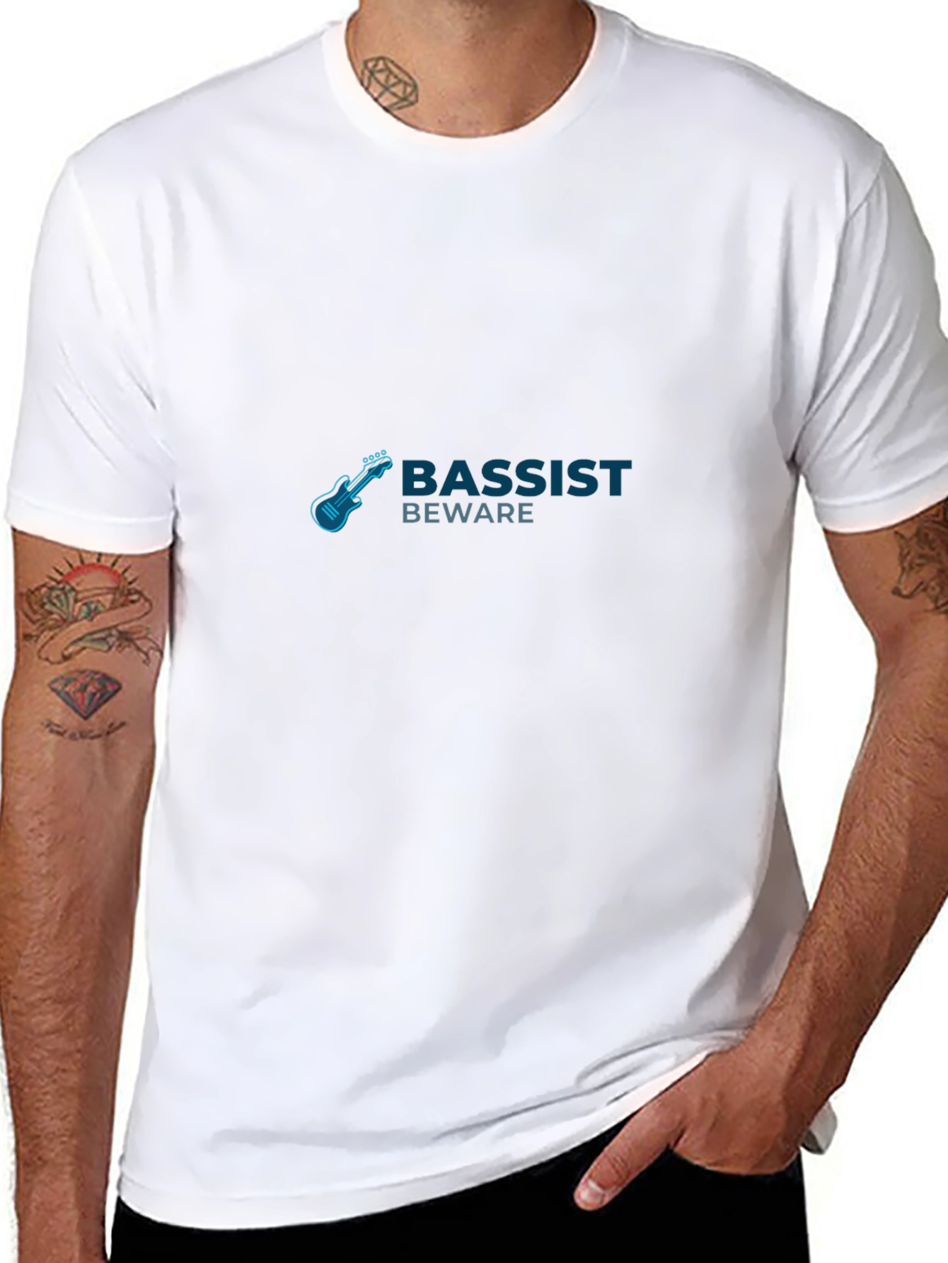 Bassist Beware T-Shirt - Musician Novelty Tee