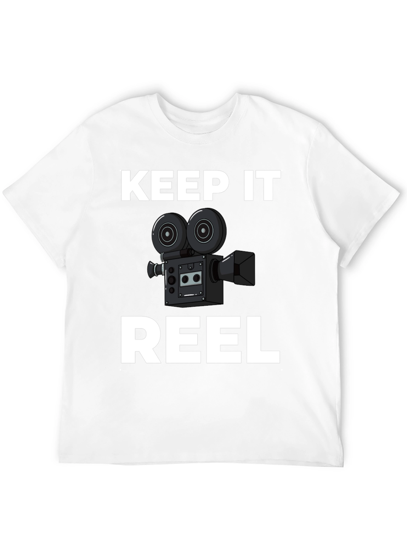 Keep It Reel Black Graphic Tee