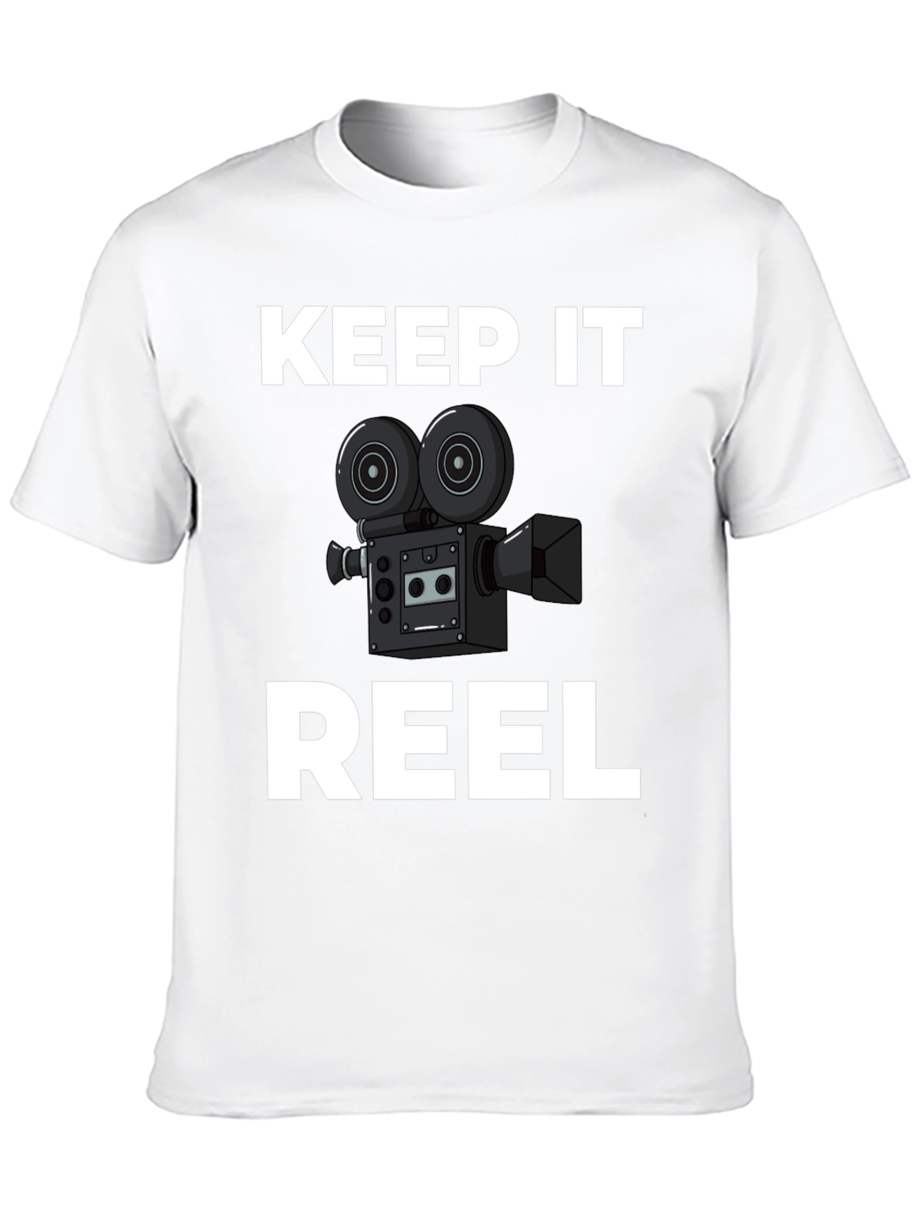 Keep It Reel Black Graphic Tee
