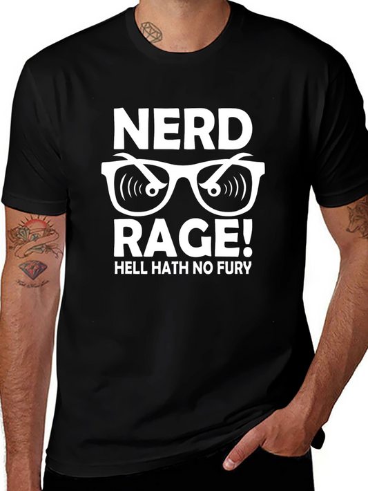 Nerd Rage Graphic Tee - Funny Geek Shirt