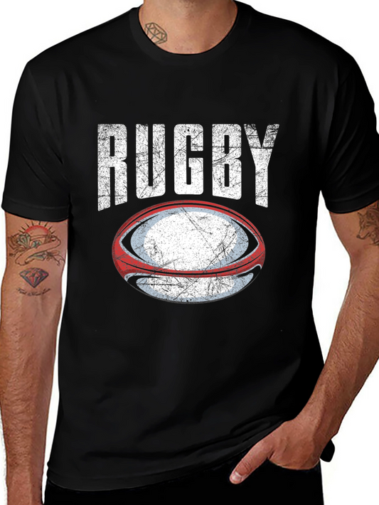 Rugby Graphic T-Shirt for Sports Fans