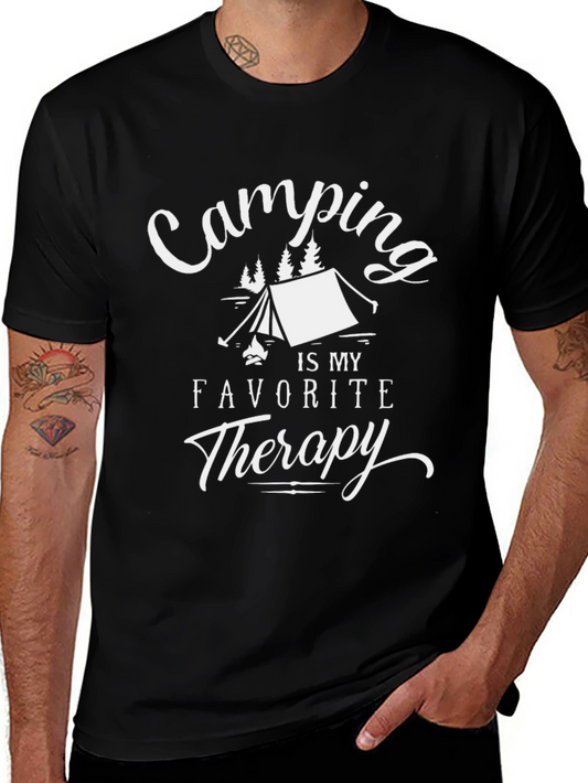 Camping is My Favorite Therapy T-Shirt