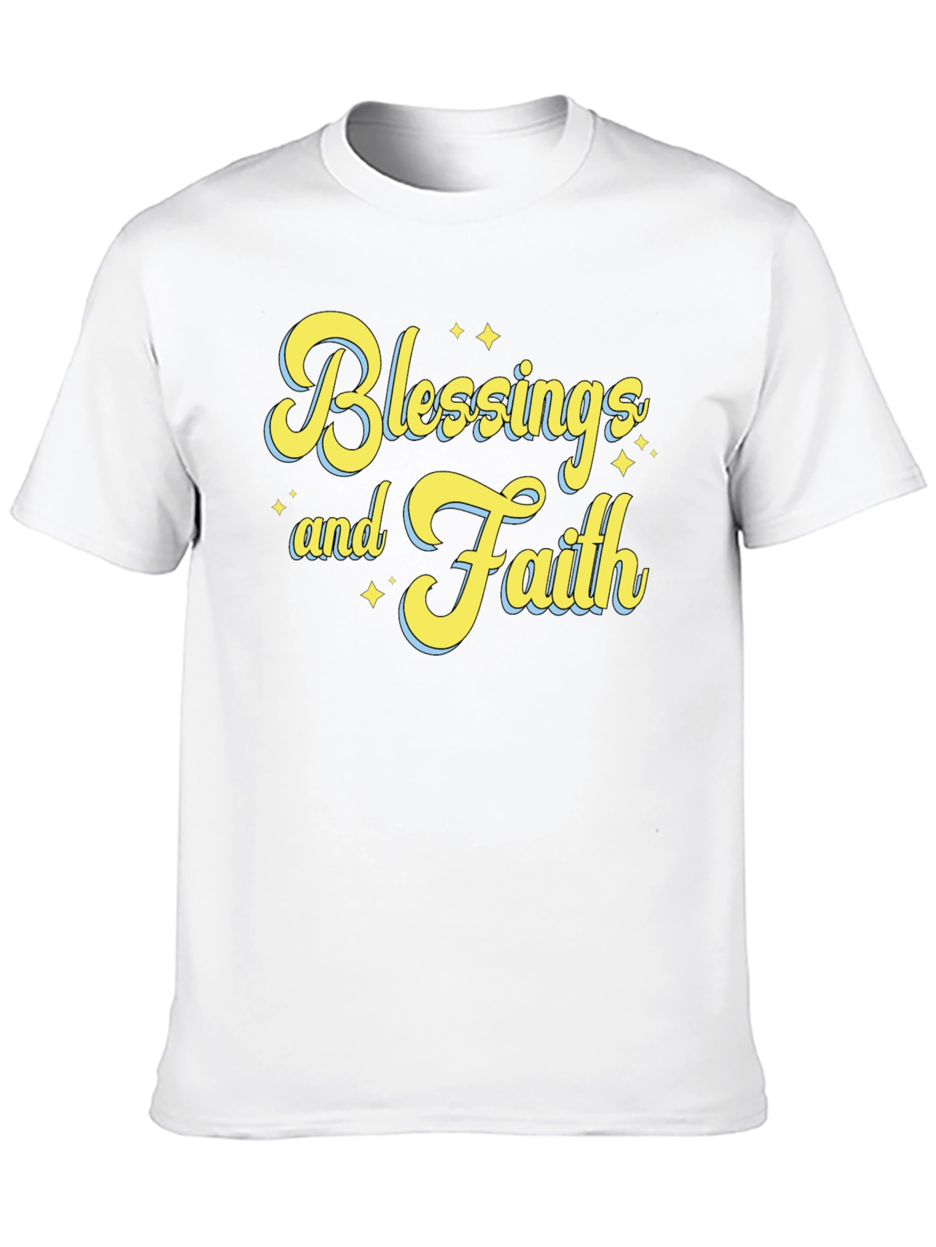 Blessings and Faith T-Shirt - Unisex Black Tee