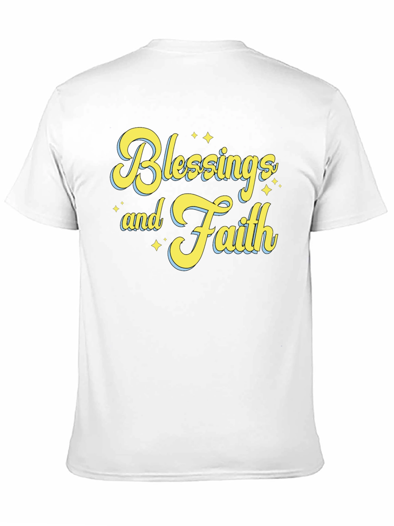 Blessings and Faith T-Shirt - Unisex Black Tee