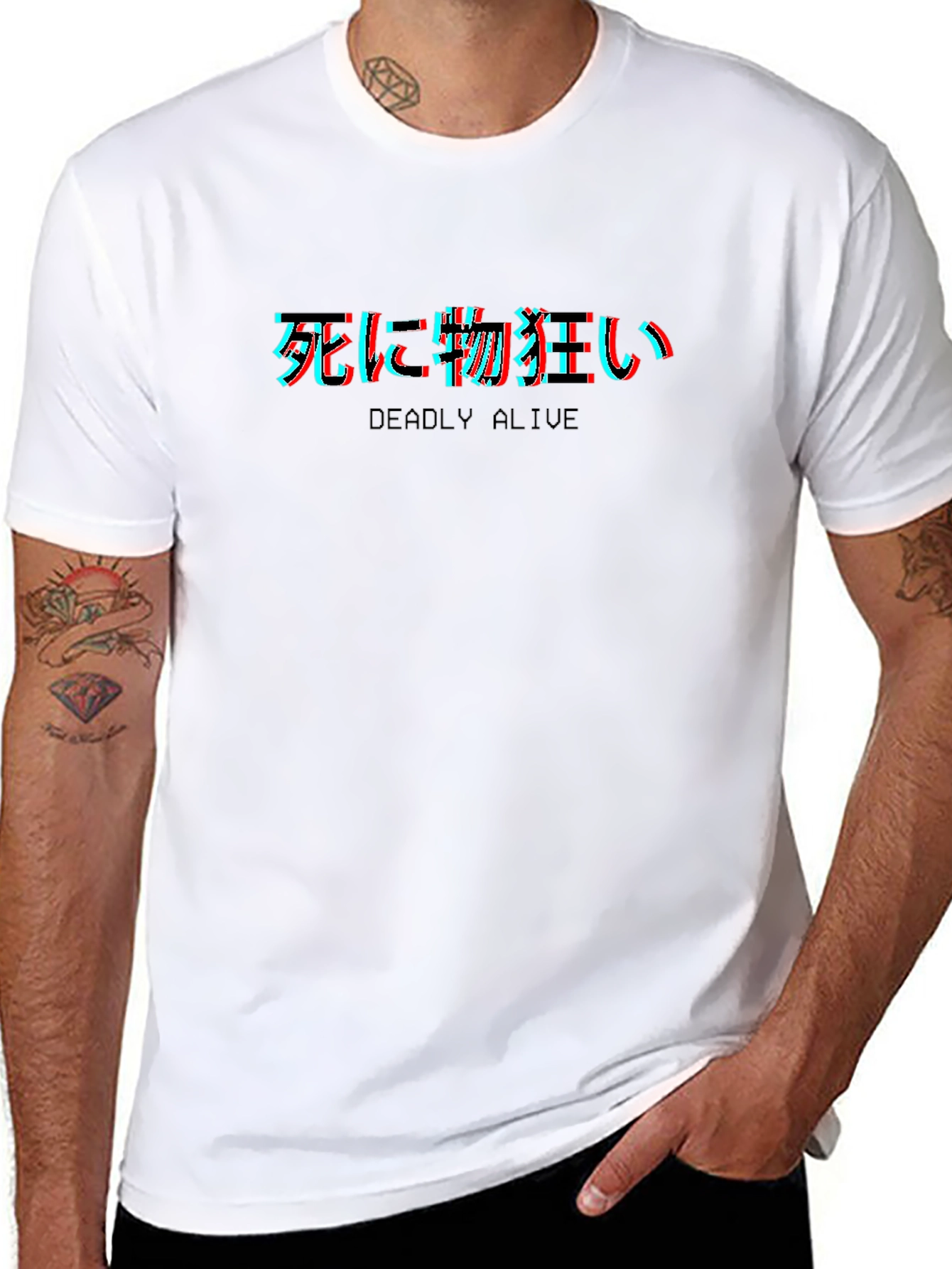 Deadly Alive Graphic Tee - Trendy Streetwear