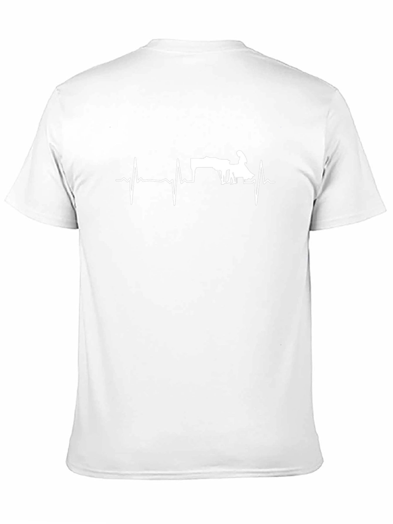 Piano Heartbeat T-Shirt - Musician Gift