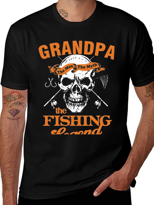 Grandpa Fishing Legend T-Shirt