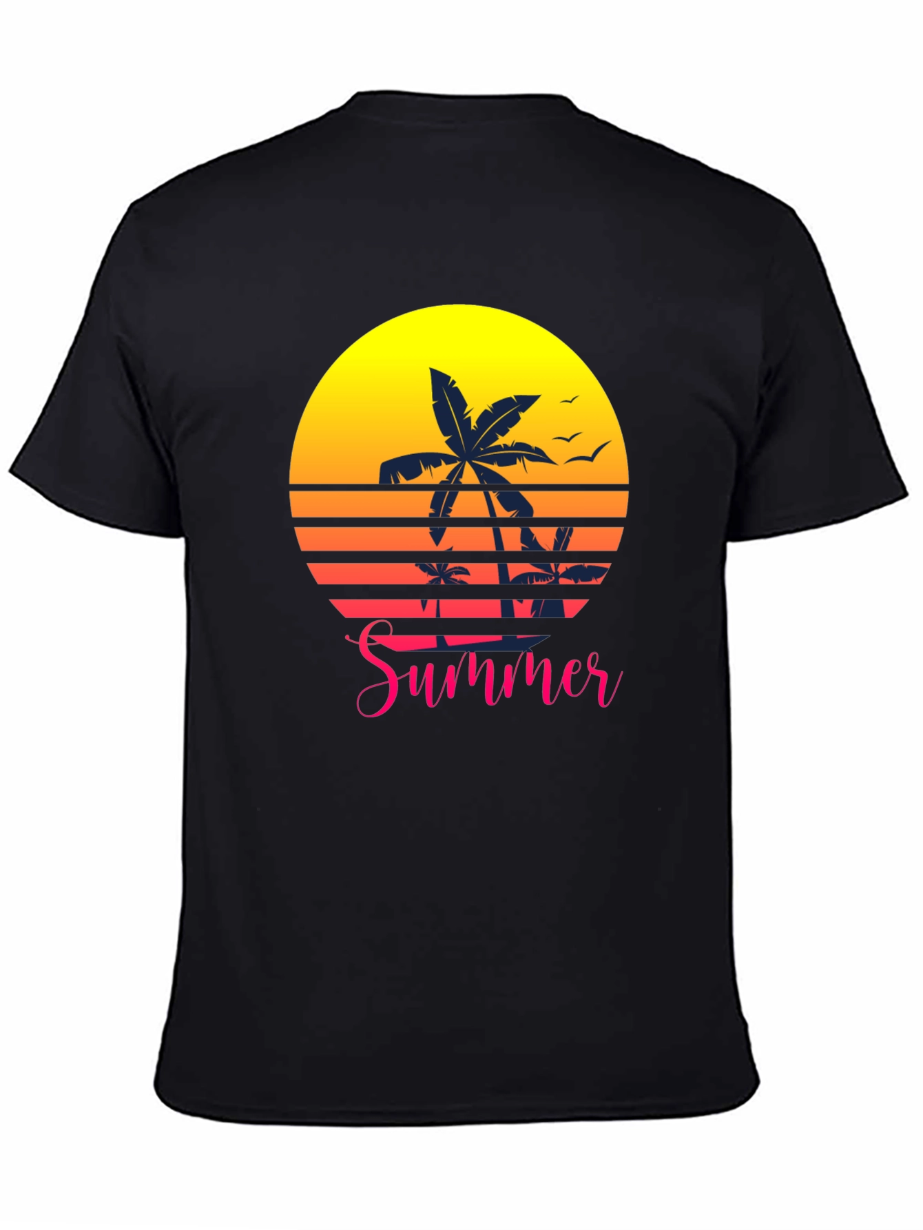 Retro Summer Palm Tree T-Shirt
