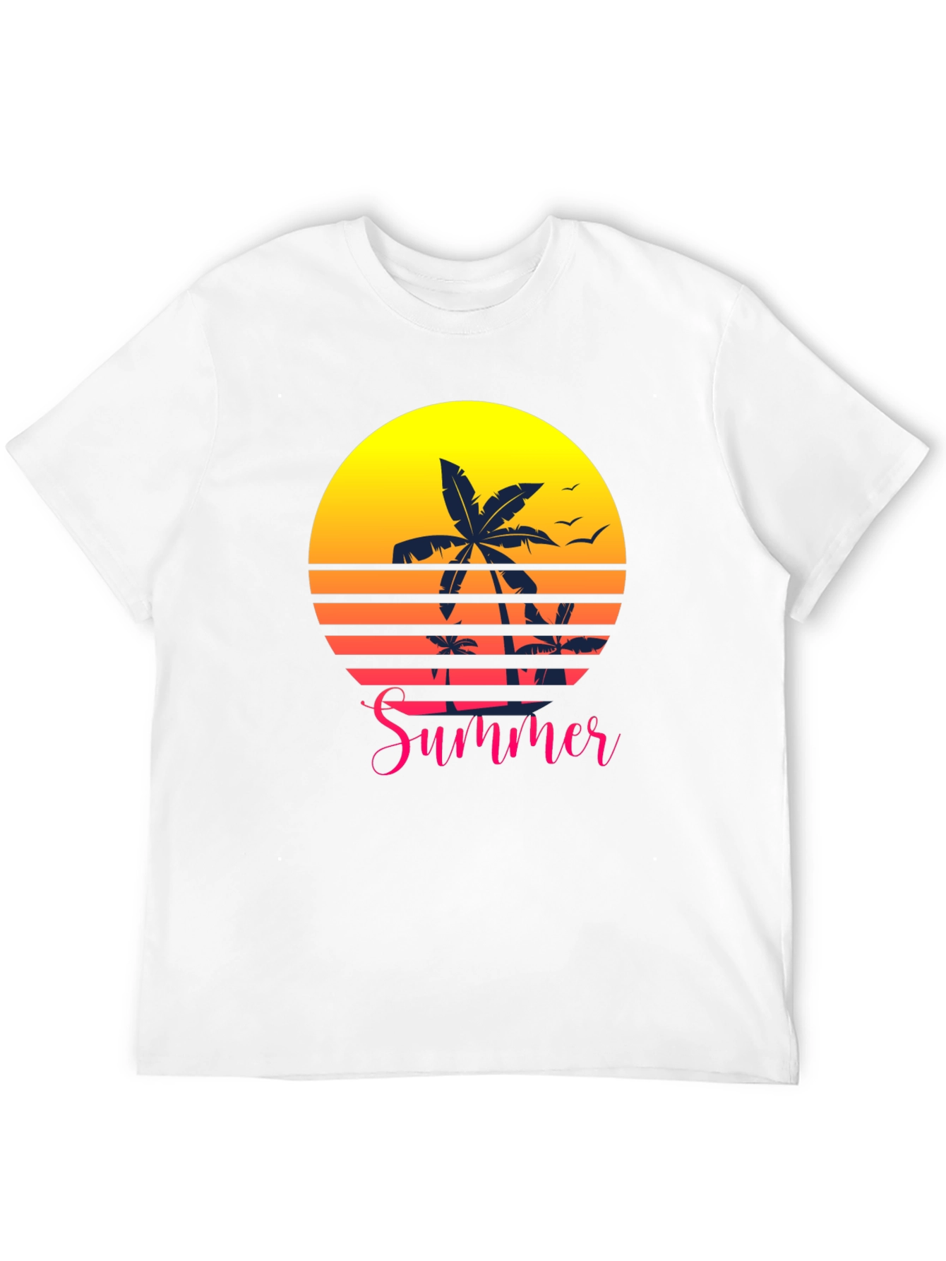 Retro Summer Palm Tree T-Shirt