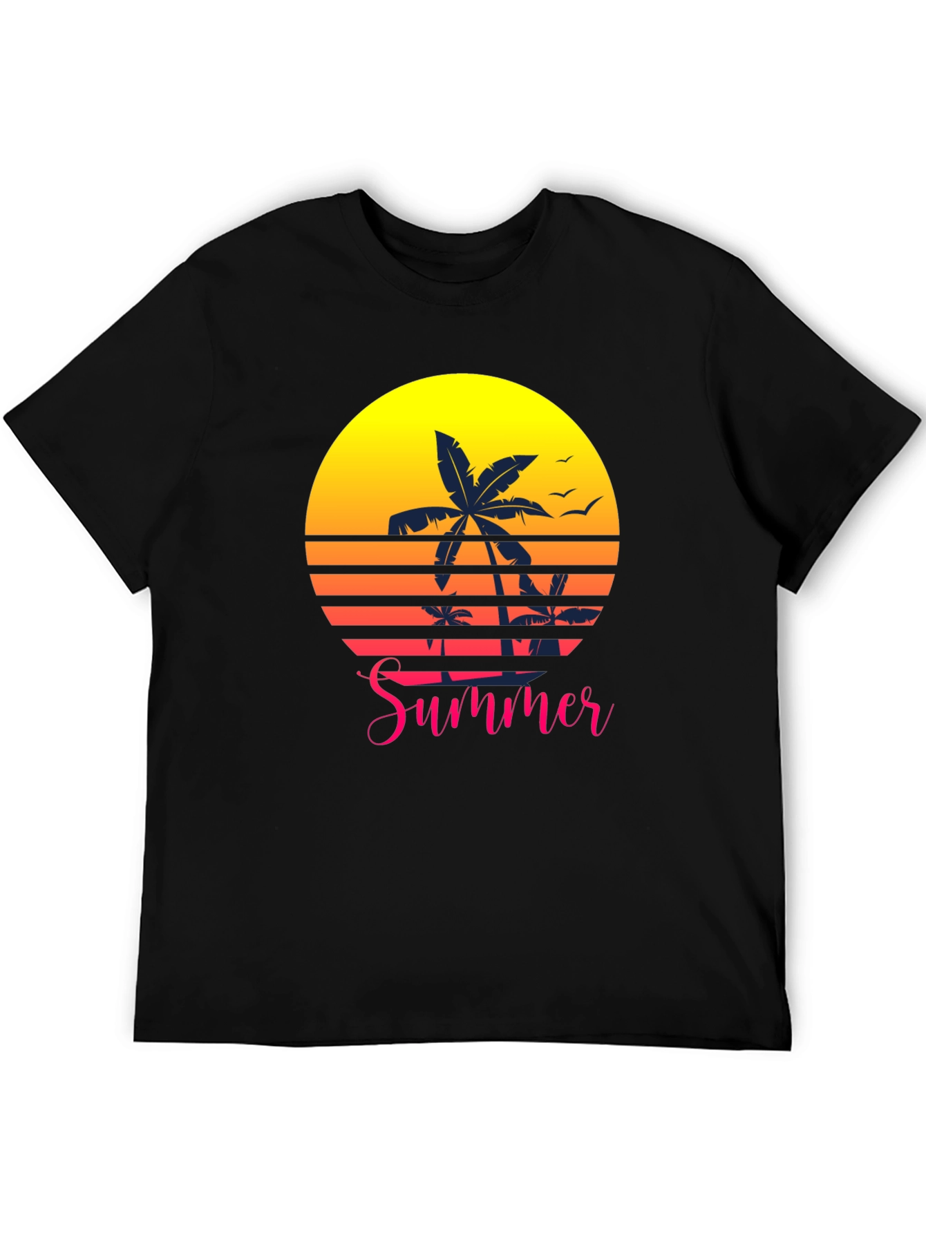 Retro Summer Palm Tree T-Shirt