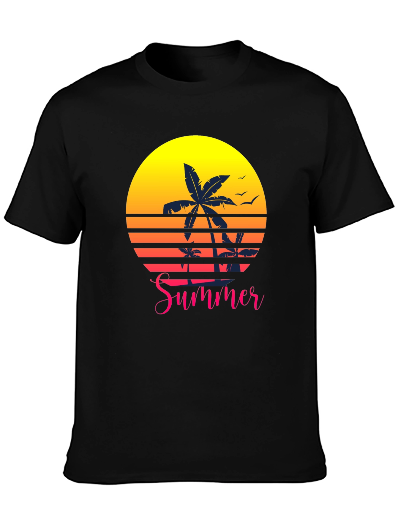Retro Summer Palm Tree T-Shirt