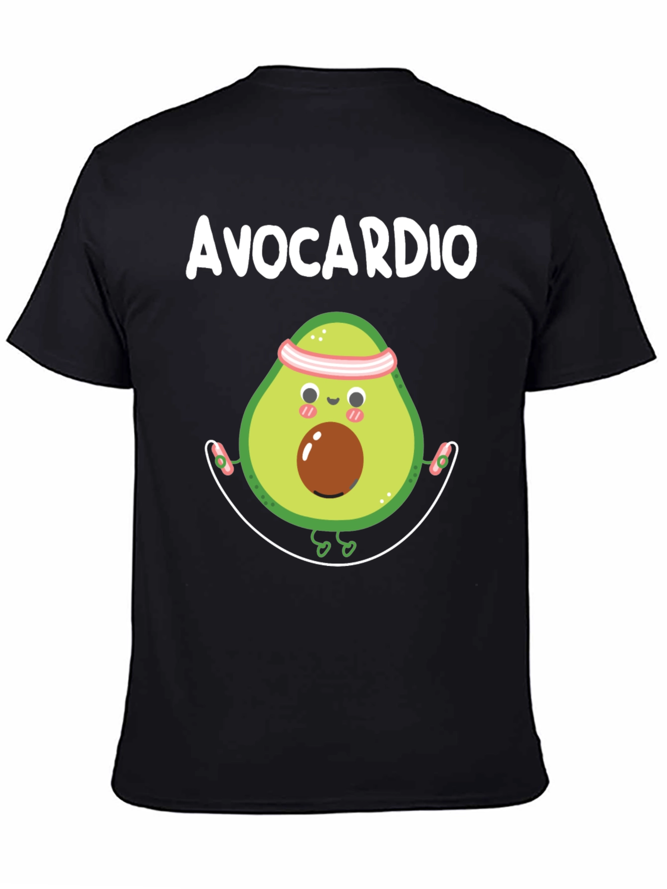 Avocardio Graphic Tee - Fitness Humor T-Shirt