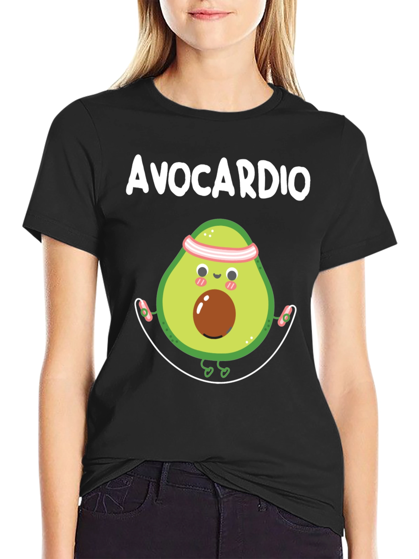 Avocardio Graphic Tee - Fitness Humor T-Shirt