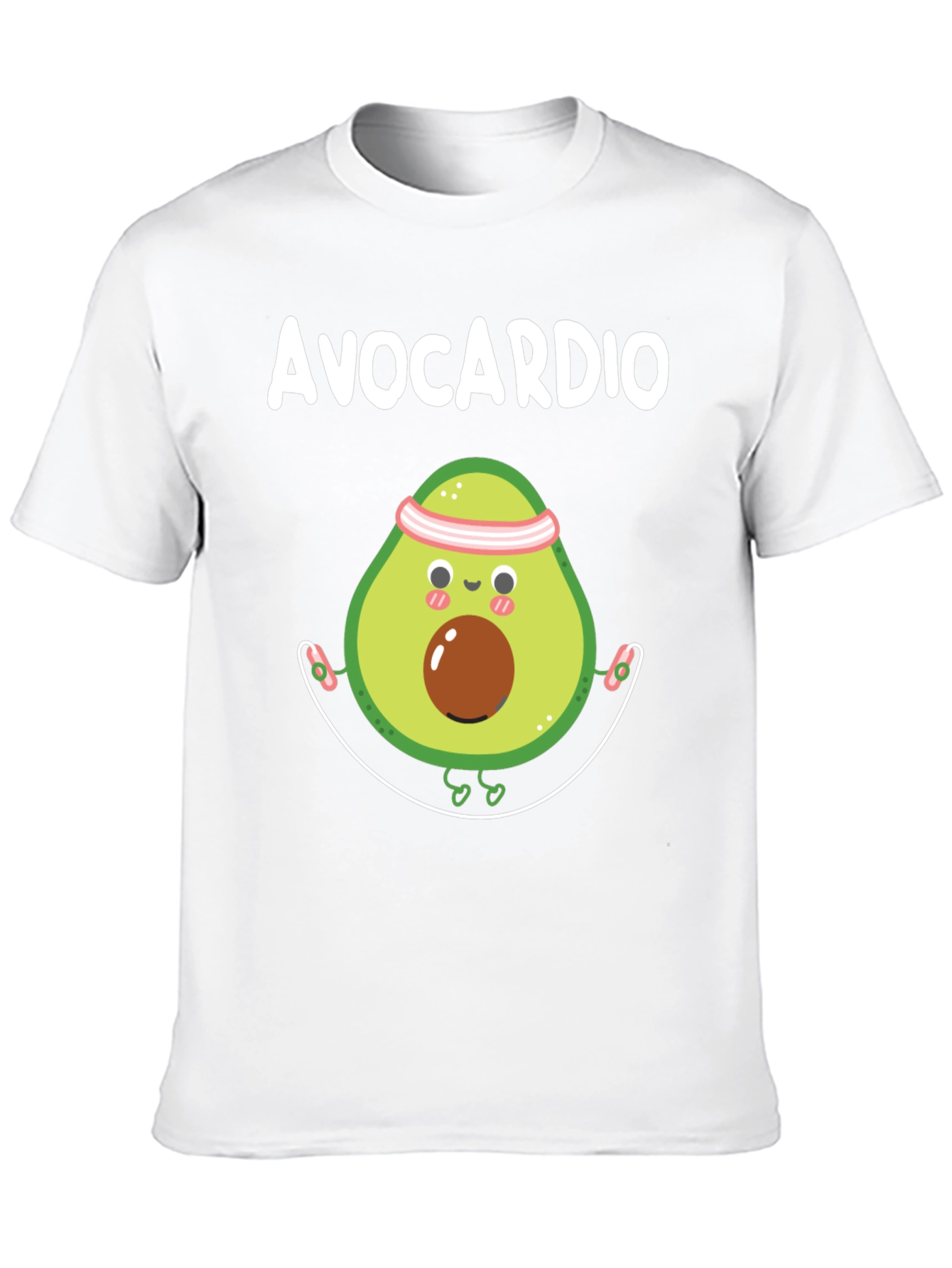 Avocardio Graphic Tee - Fitness Humor T-Shirt