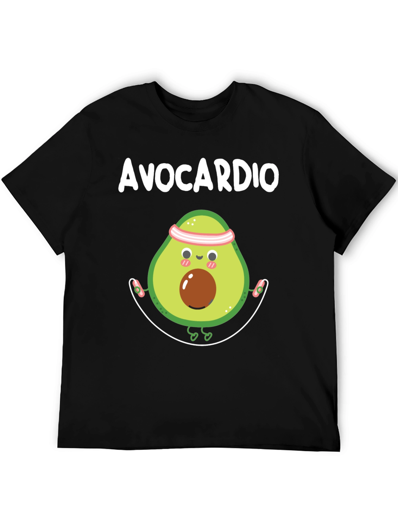 Avocardio Graphic Tee - Fitness Humor T-Shirt