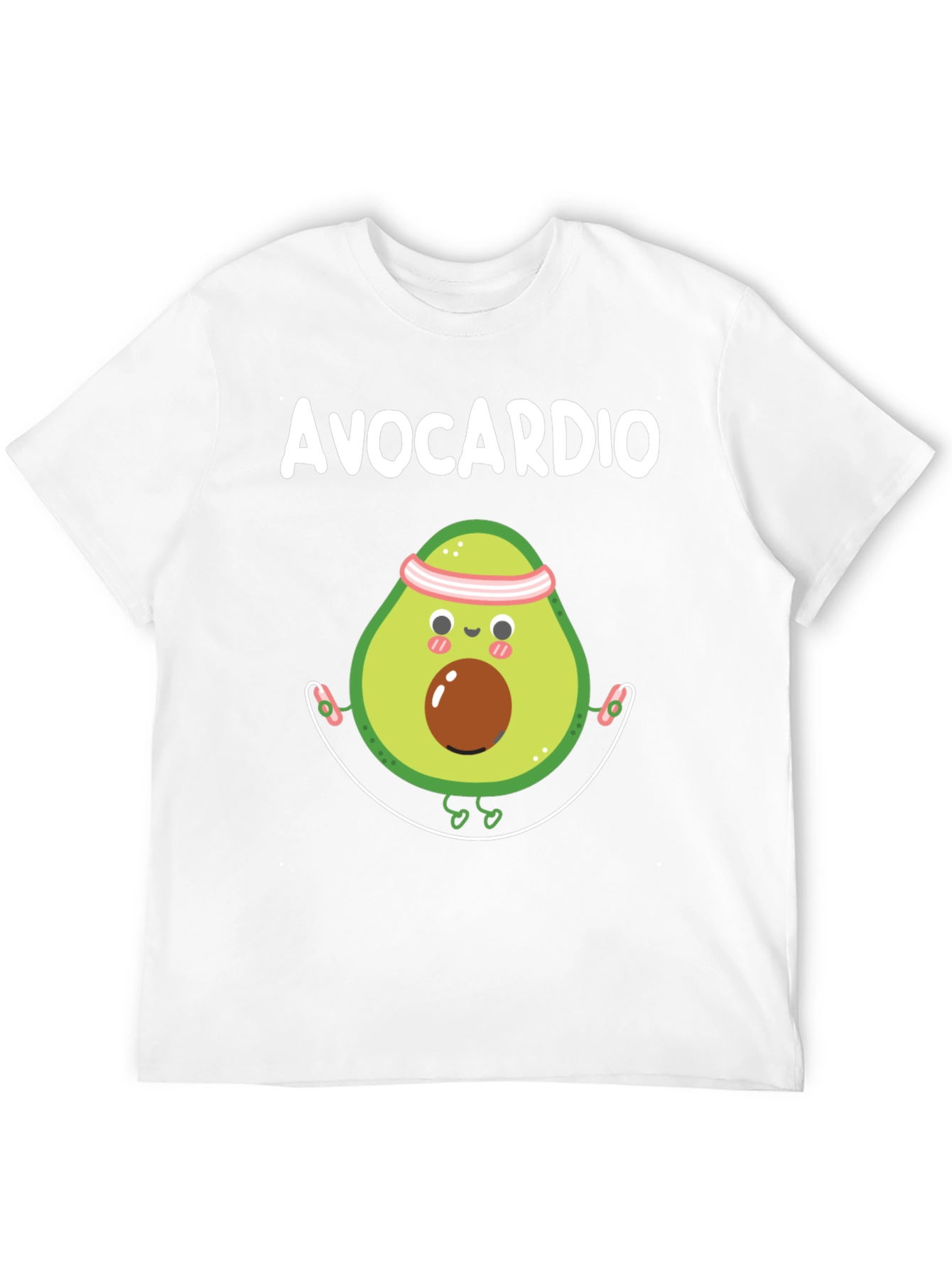 Avocardio Graphic Tee - Fitness Humor T-Shirt