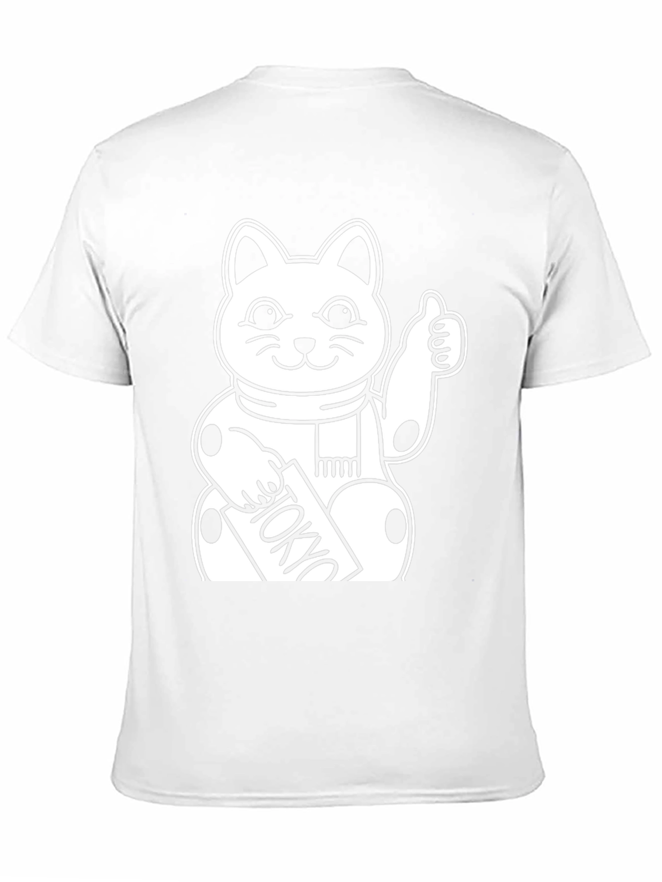 Lucky Cat Tokyo T-Shirt - Black Cotton Graphic Tee