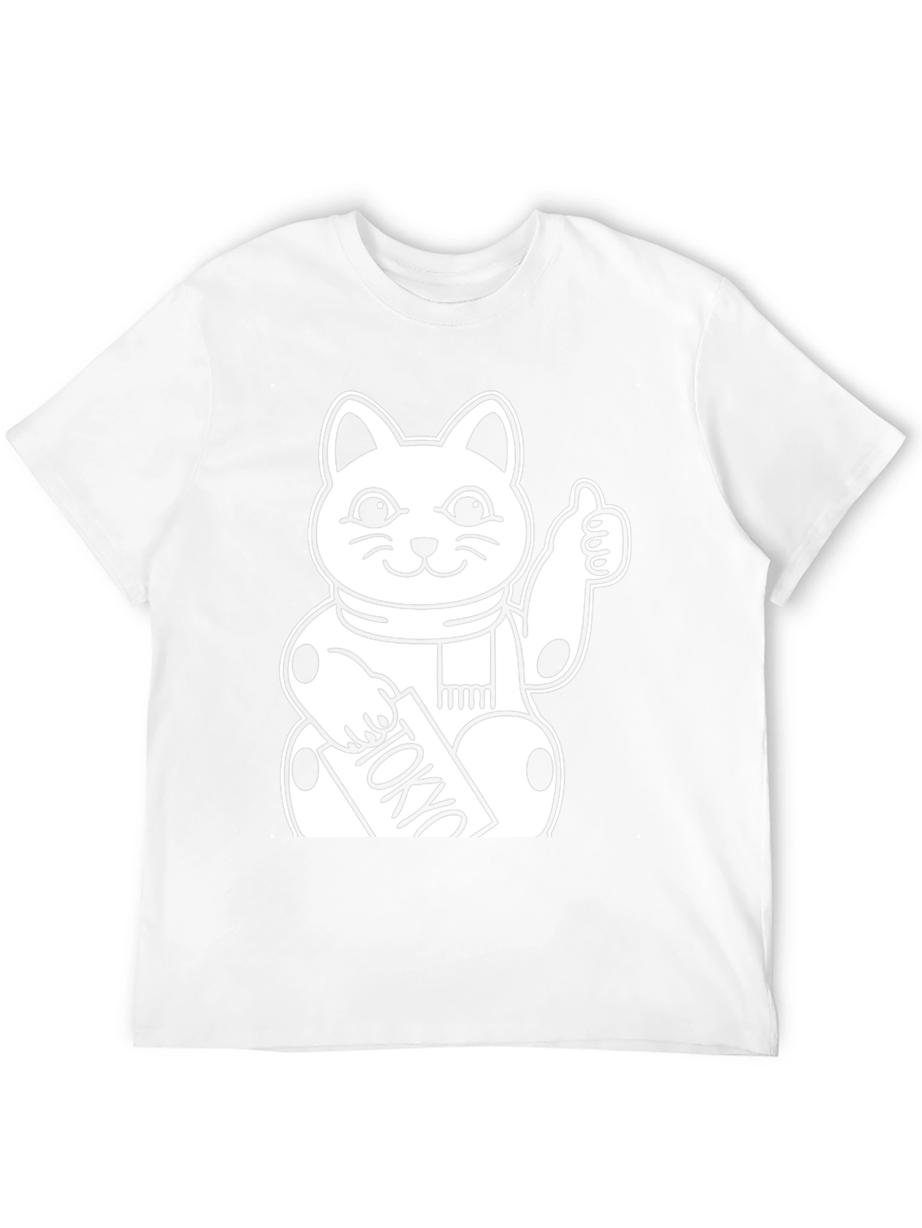Lucky Cat Tokyo T-Shirt - Black Cotton Graphic Tee