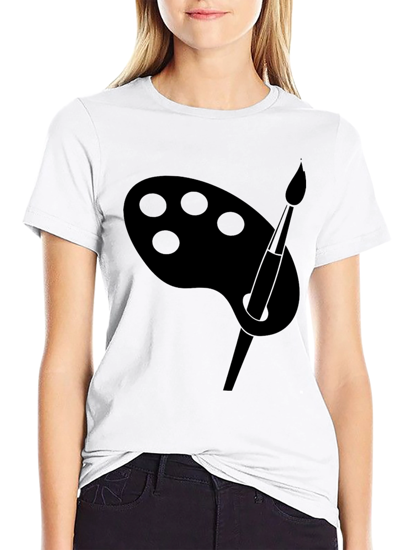 Artist Palette T-Shirt - Black
