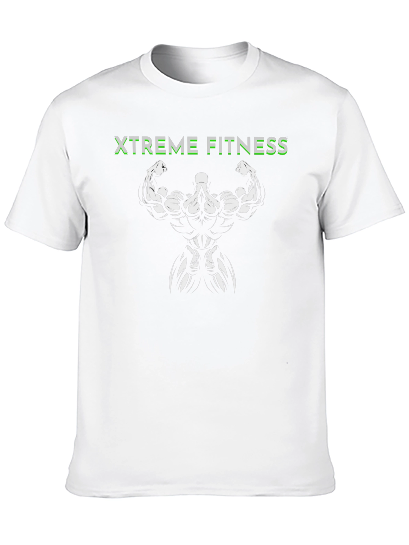Xtreme Fitness Graphic T-Shirt - Bodybuilding Design