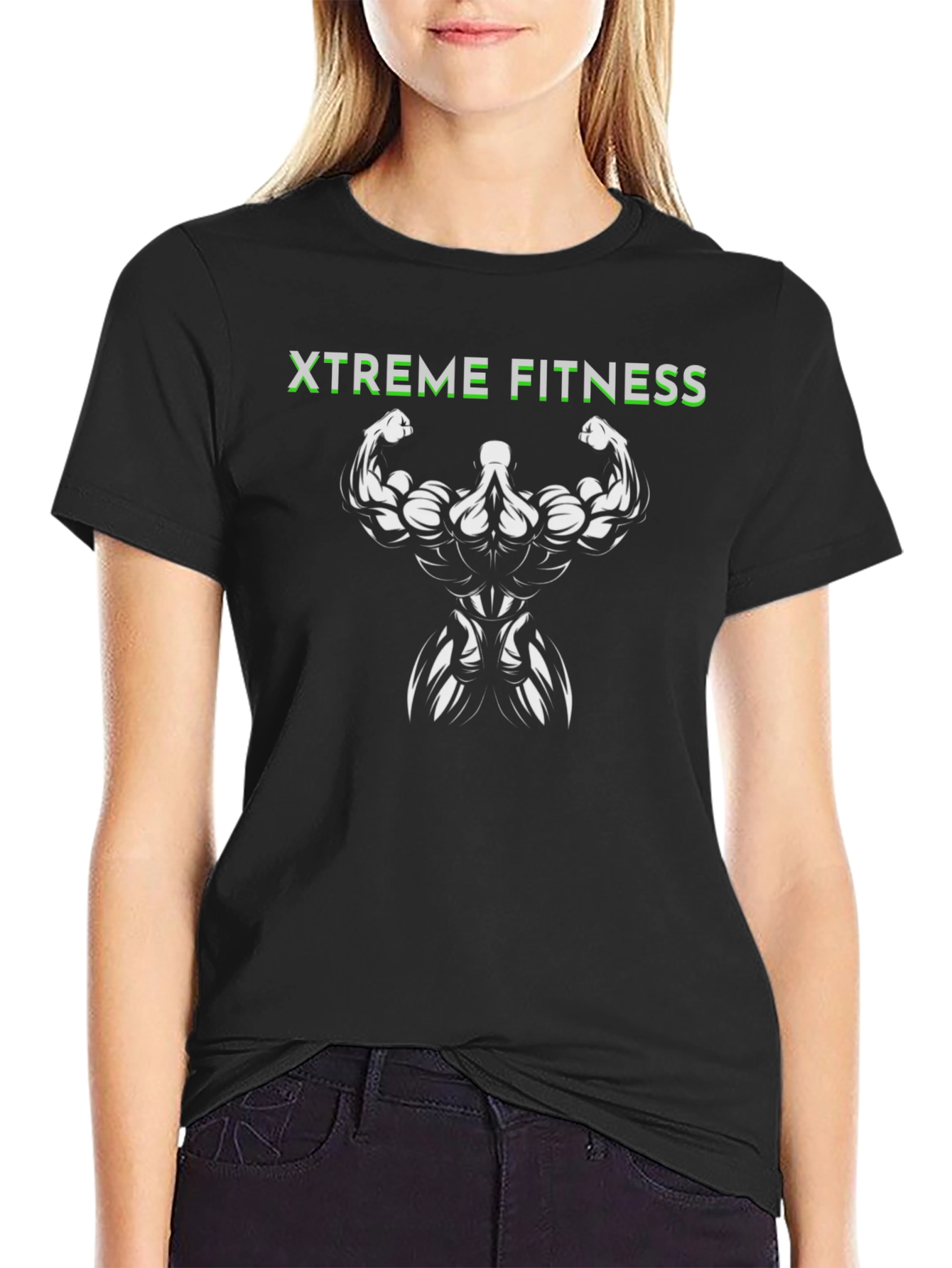 Xtreme Fitness Graphic T-Shirt - Bodybuilding Design