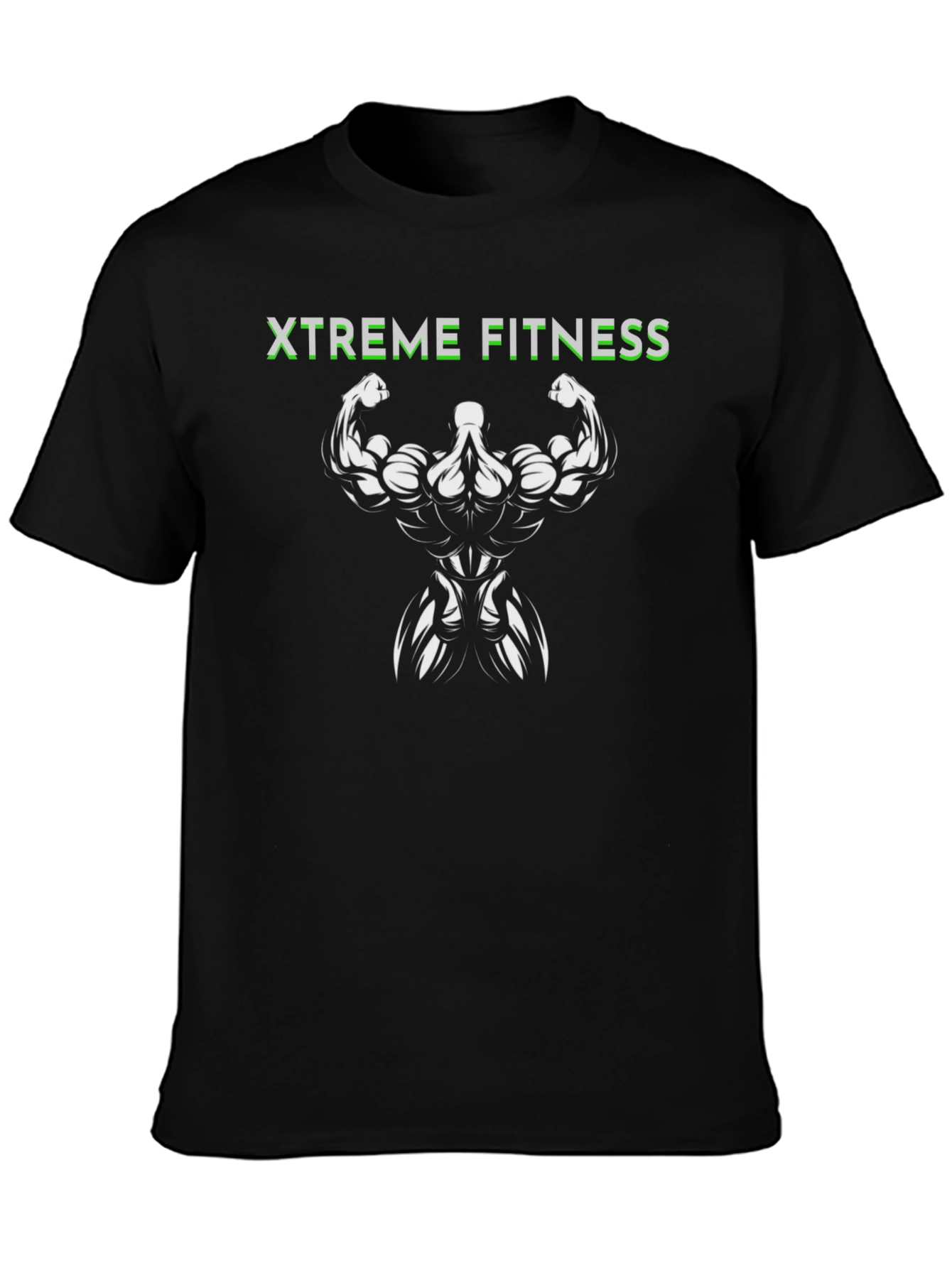 Xtreme Fitness Graphic T-Shirt - Bodybuilding Design
