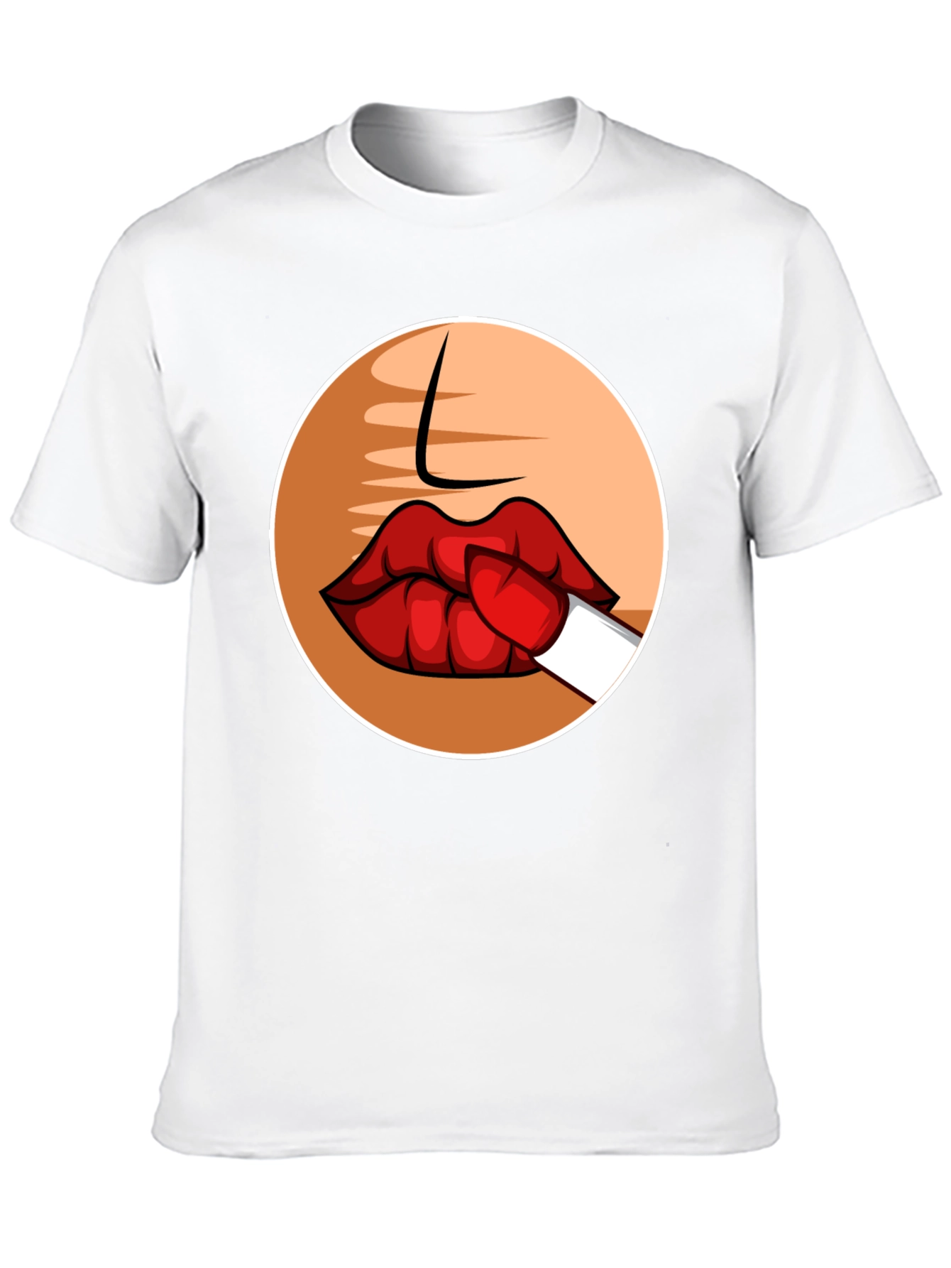 Lipstick Kiss Graphic Tee - Bold & Unique!