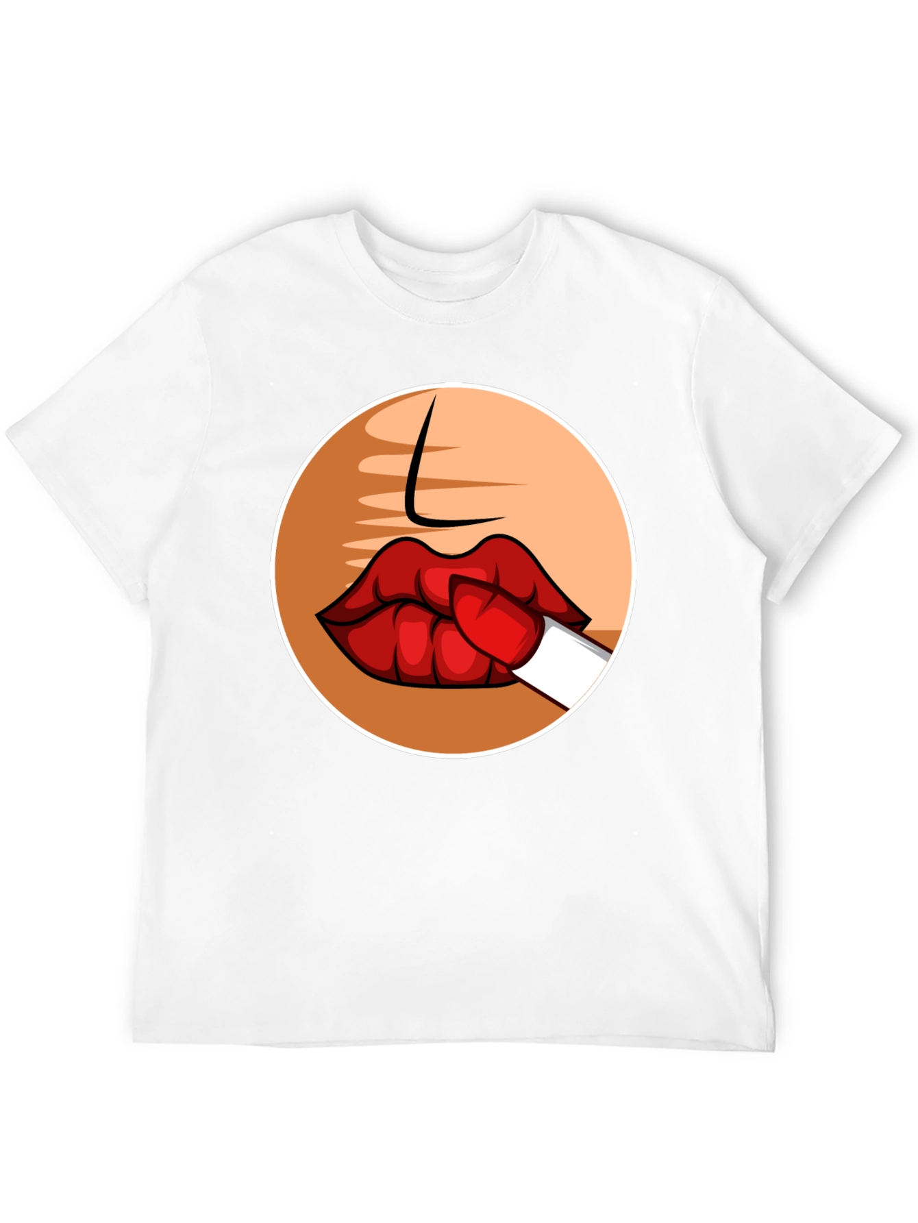 Lipstick Kiss Graphic Tee - Bold & Unique!