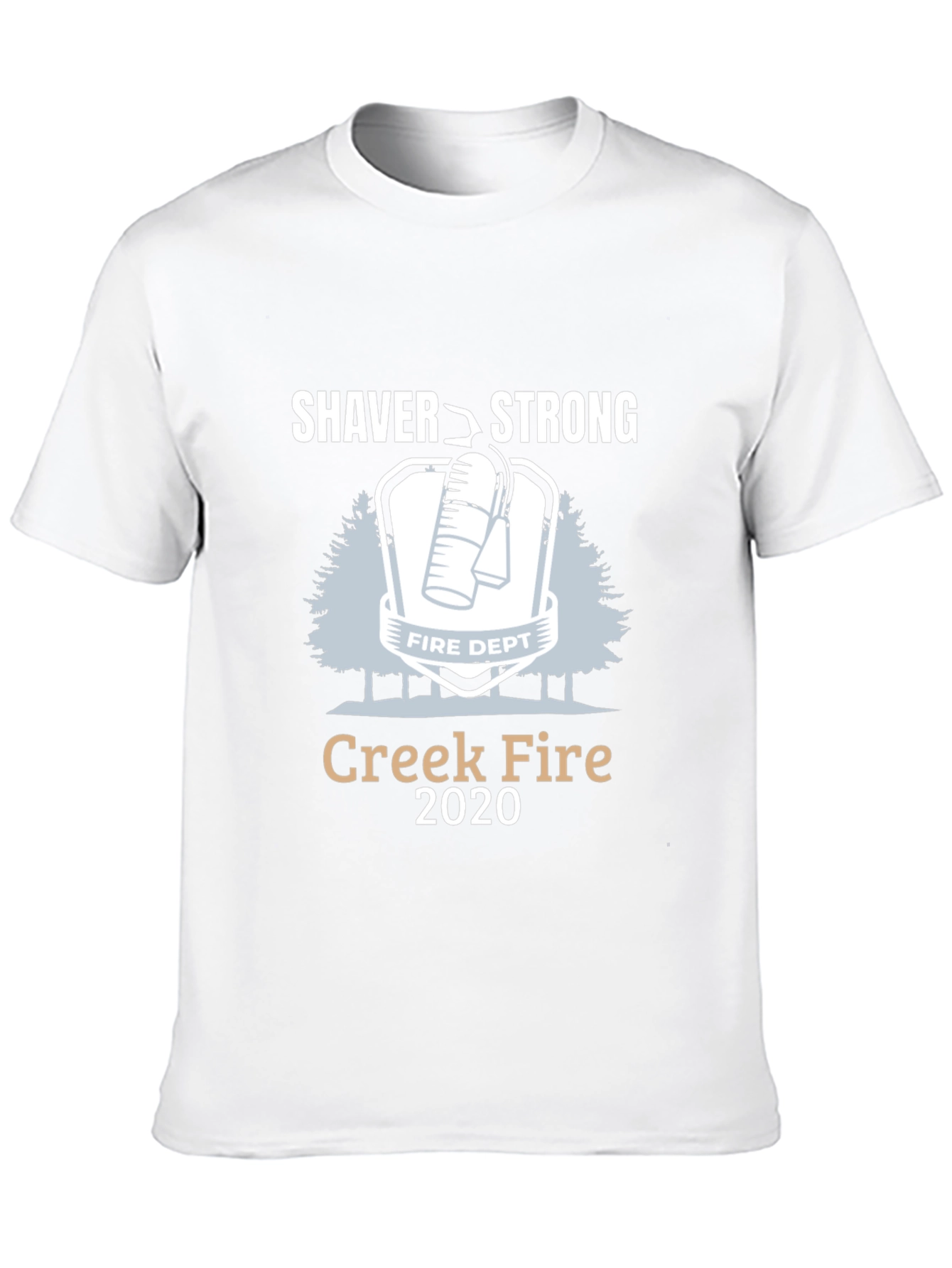 Shaver Strong Creek Fire 2020 Black T-Shirt