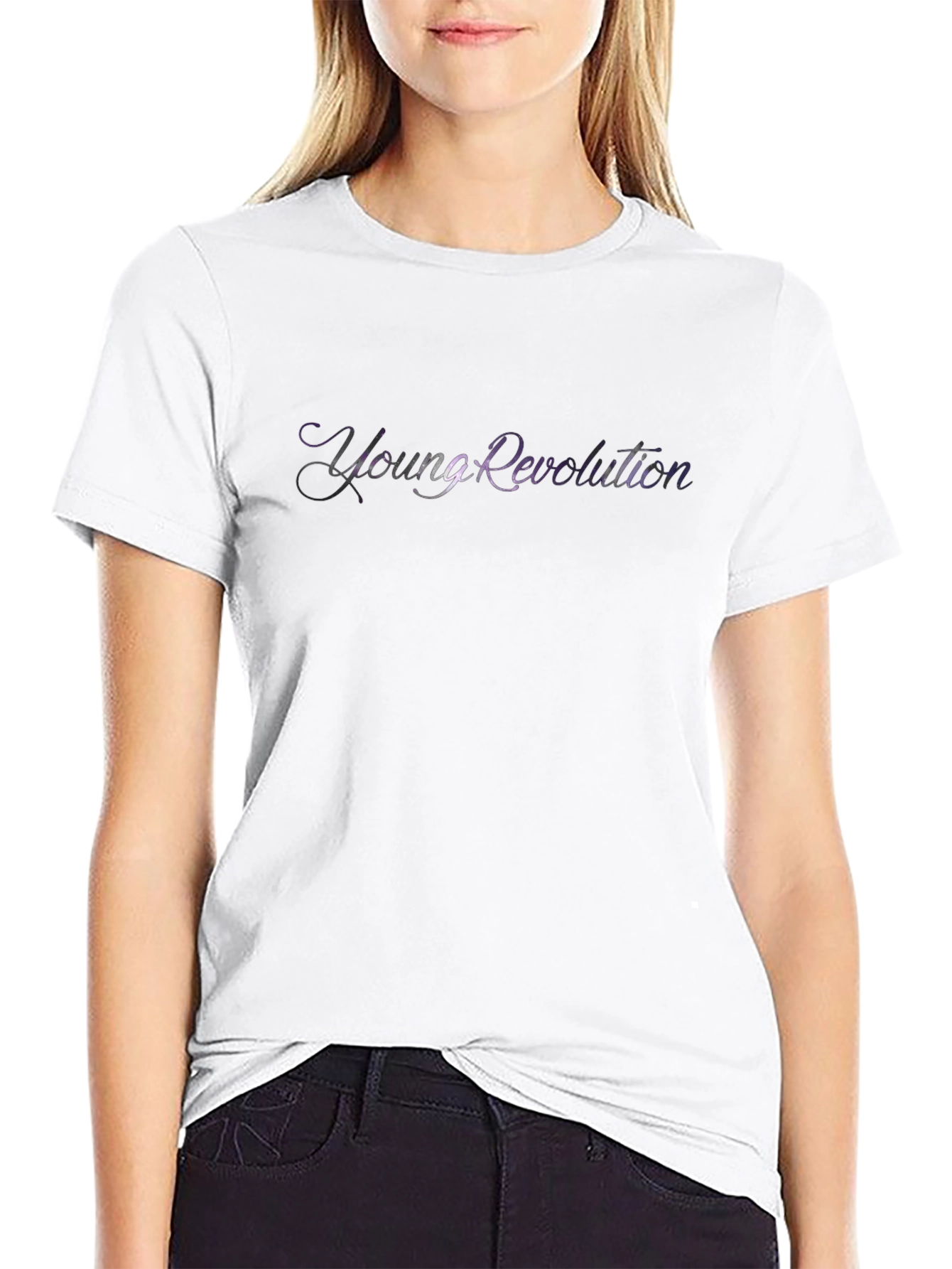 Young Revolution Black Graphic Tee