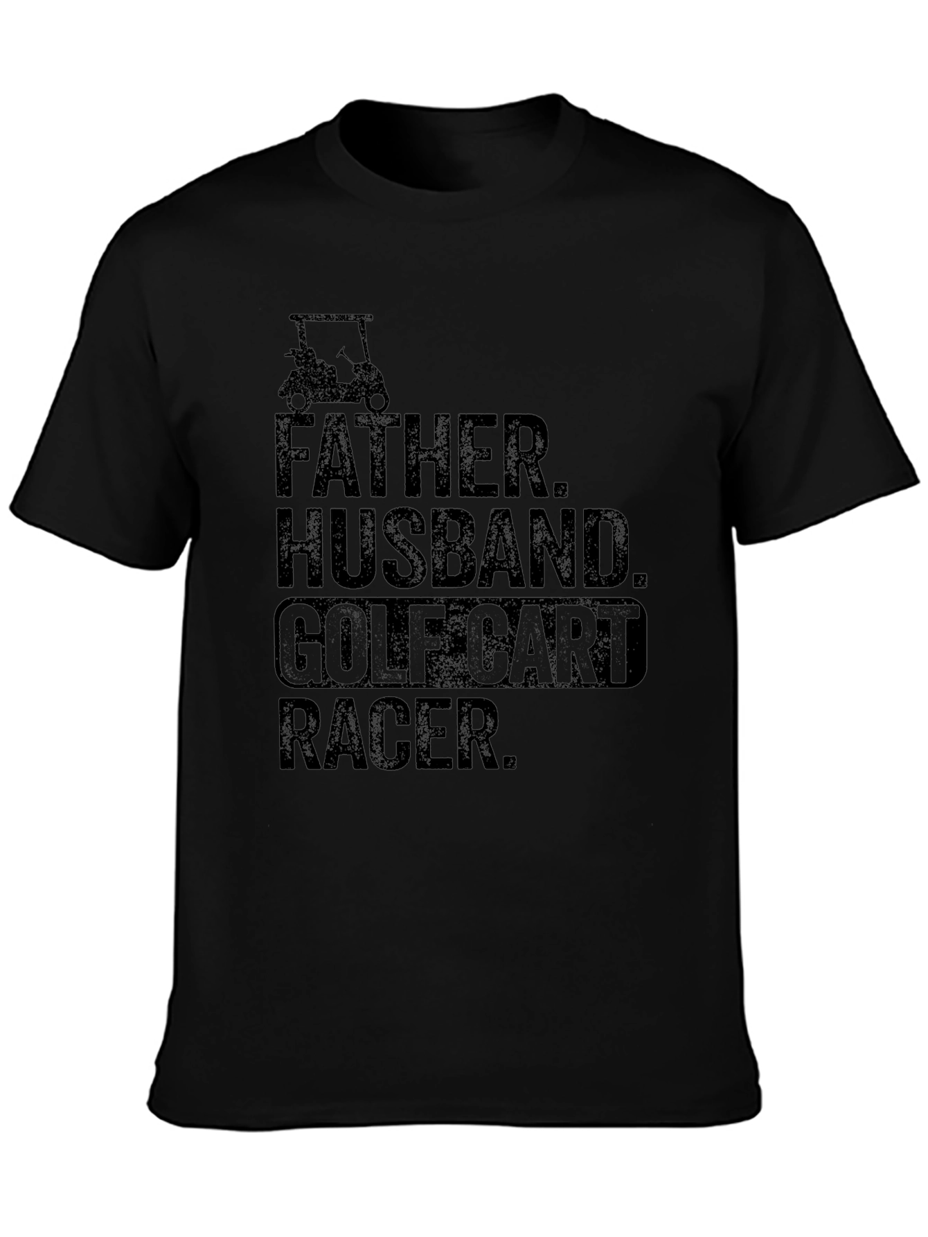 Father Husband Golf Cart Racer T-Shirt