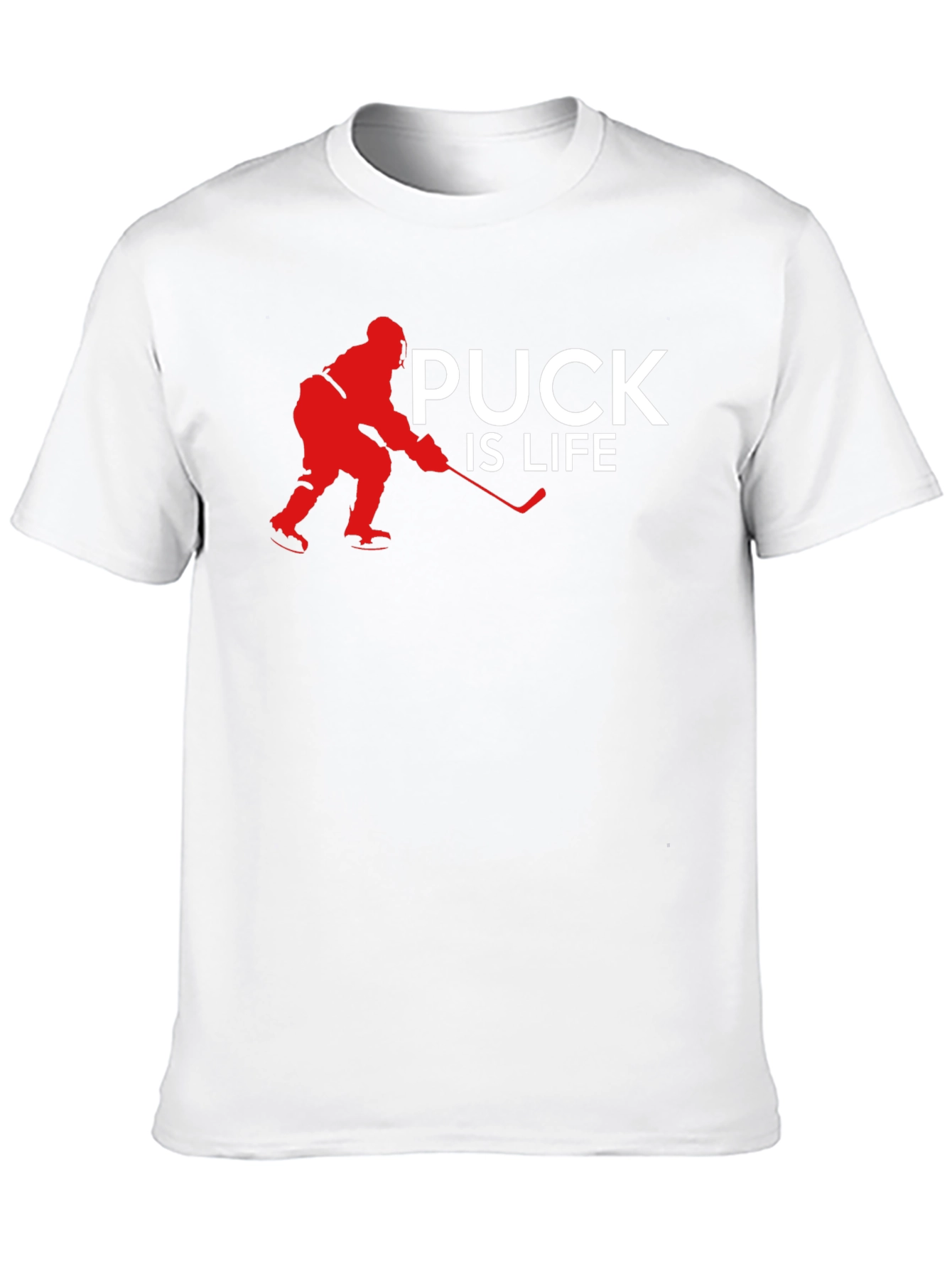 Puck is Life Graphic Tee Hockey Fan T-Shirt