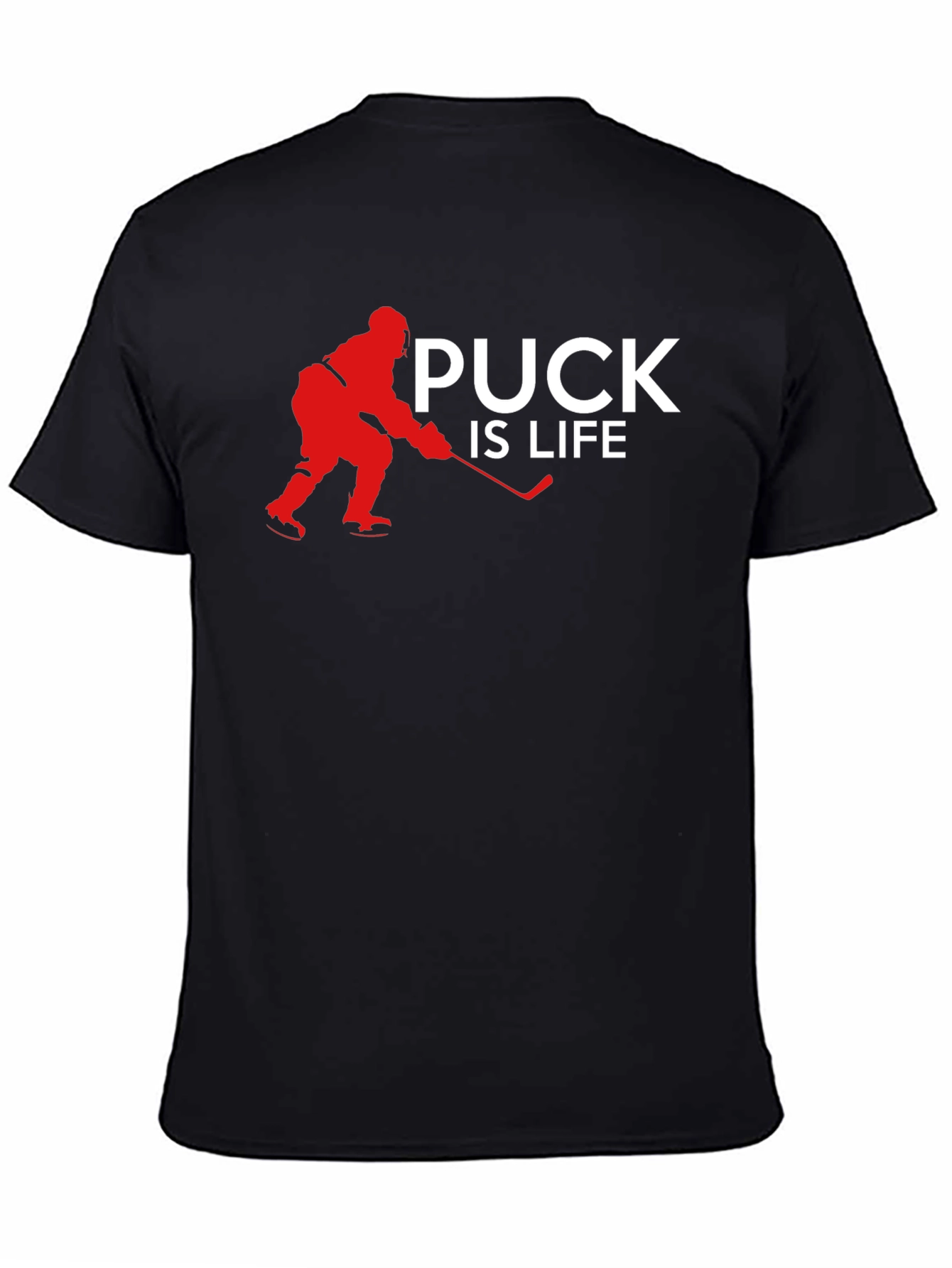 Puck is Life Graphic Tee Hockey Fan T-Shirt