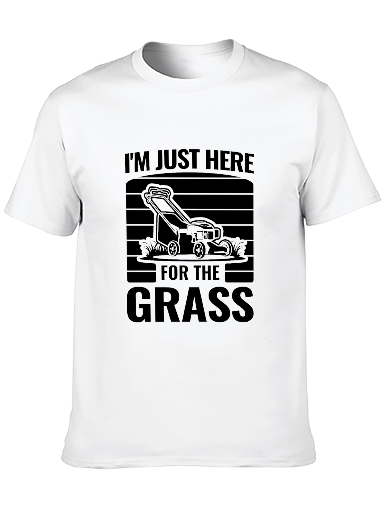 Funny Grass Lawn Mowing T-Shirt