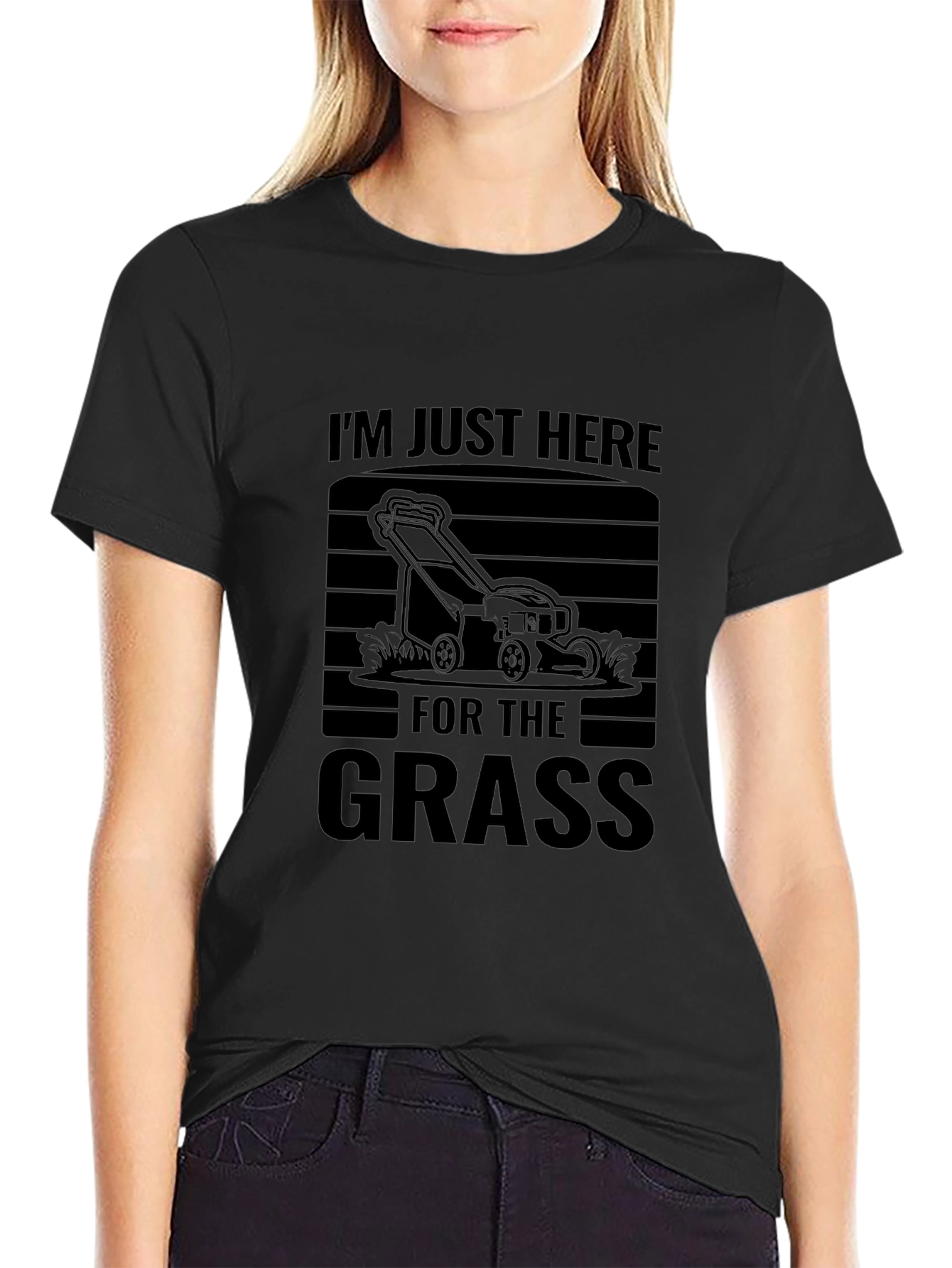 Funny Grass Lawn Mowing T-Shirt