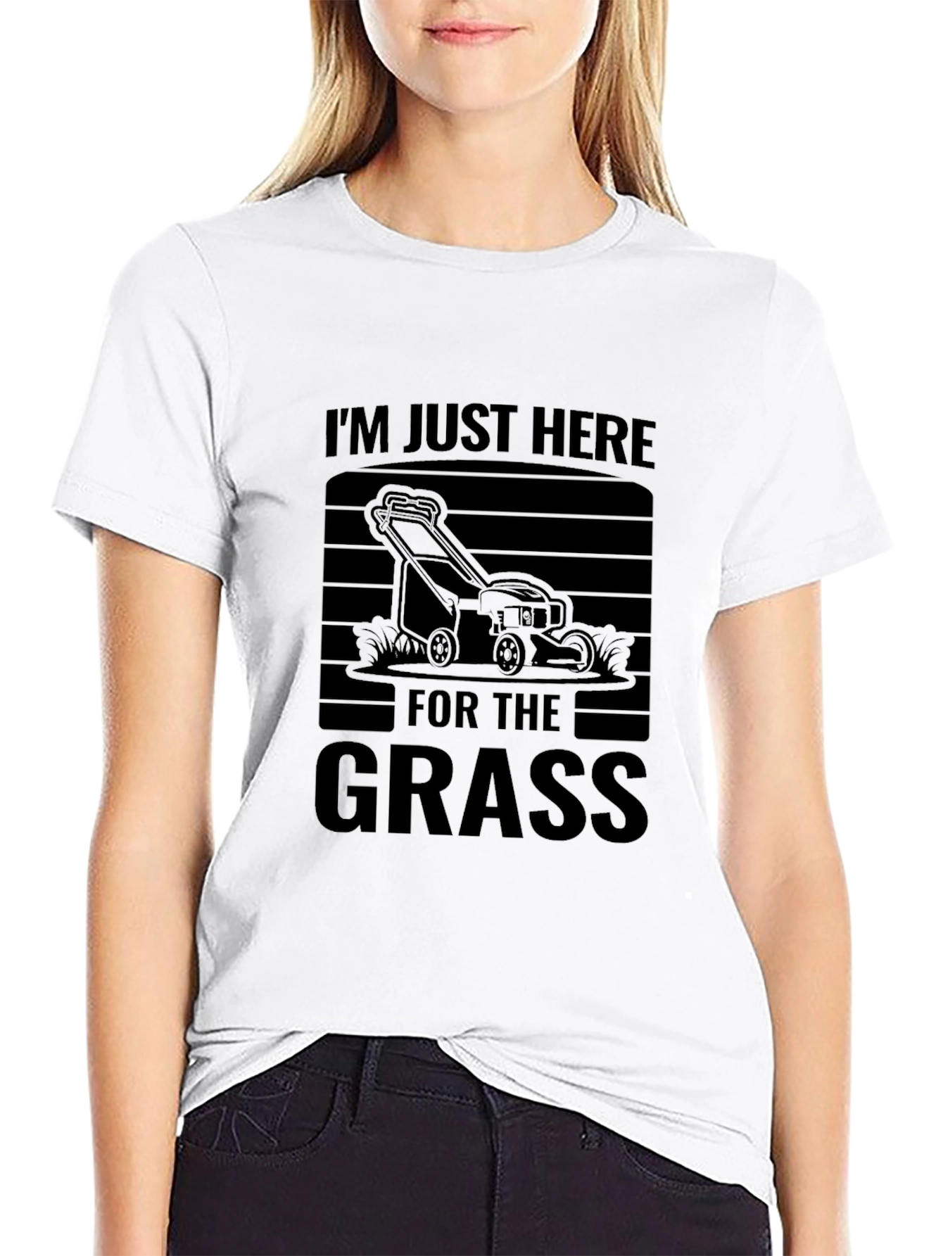 Funny Grass Lawn Mowing T-Shirt