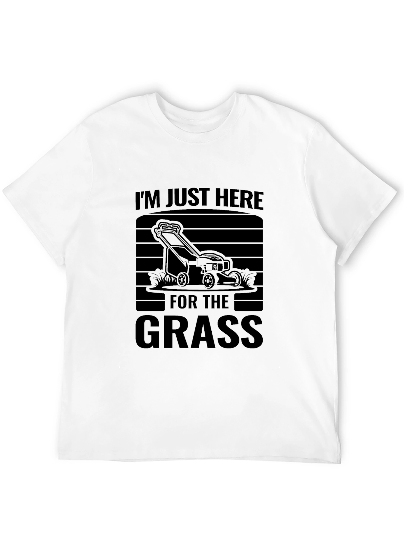 Funny Grass Lawn Mowing T-Shirt