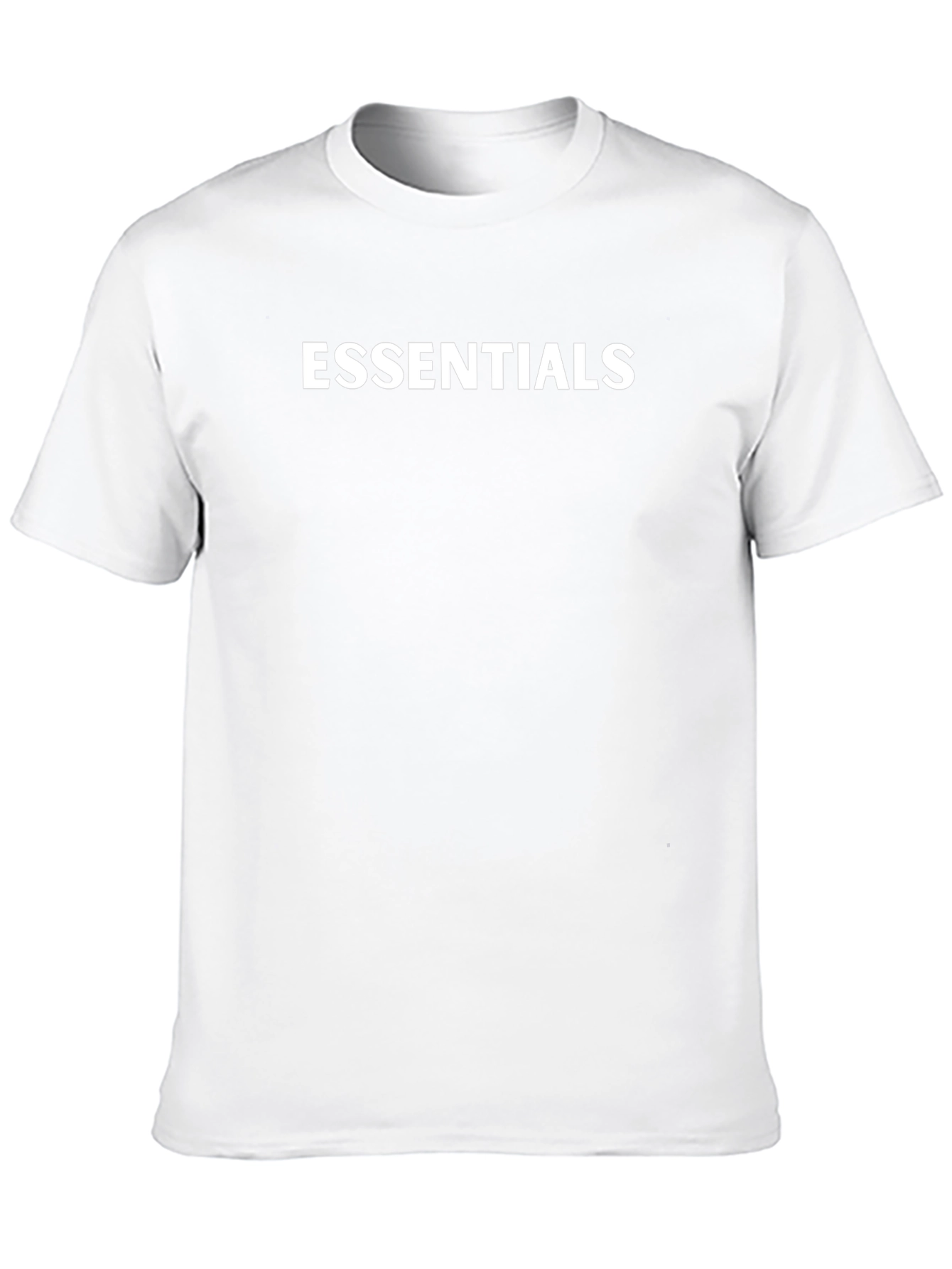 Essentials Black Cotton Blend T-Shirt