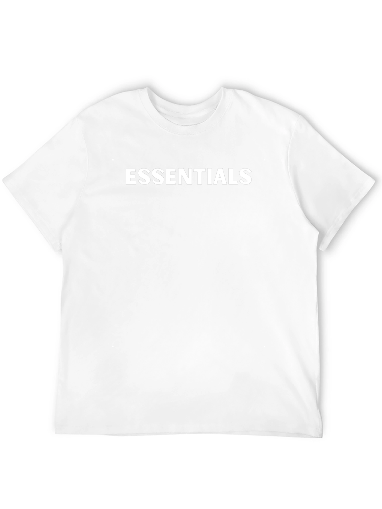 Essentials Black Cotton Blend T-Shirt