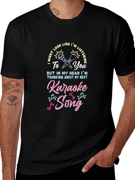 Karaoke Song T-Shirt - Music Lover Tee