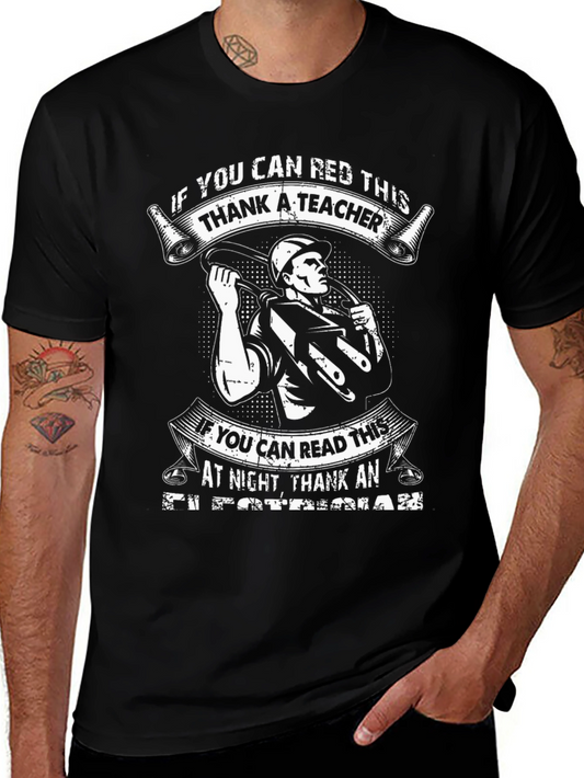 Electrician T-Shirt - Read This at Night