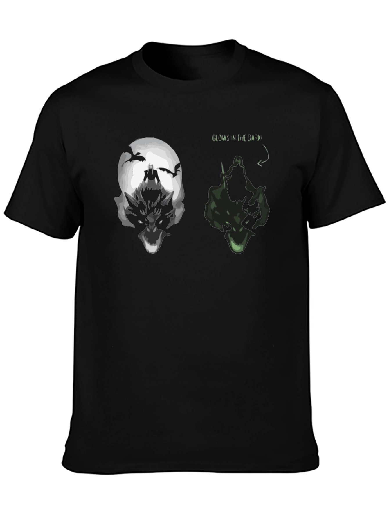 Glow-in-the-Dark Wolf & Rider Graphic Tee