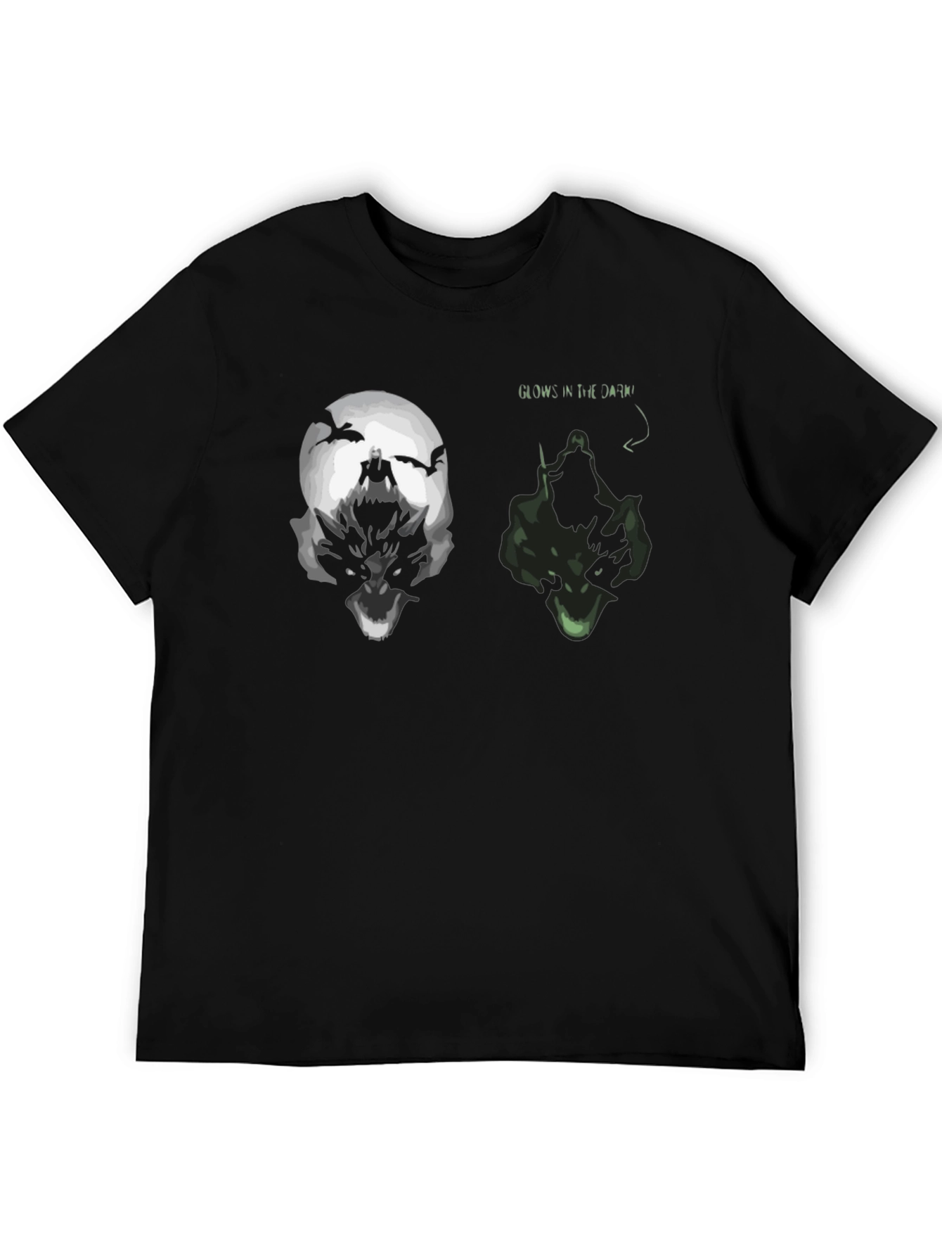 Glow-in-the-Dark Wolf & Rider Graphic Tee