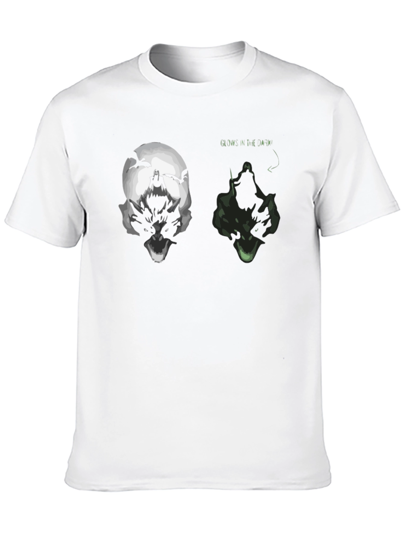 Glow-in-the-Dark Wolf & Rider Graphic Tee