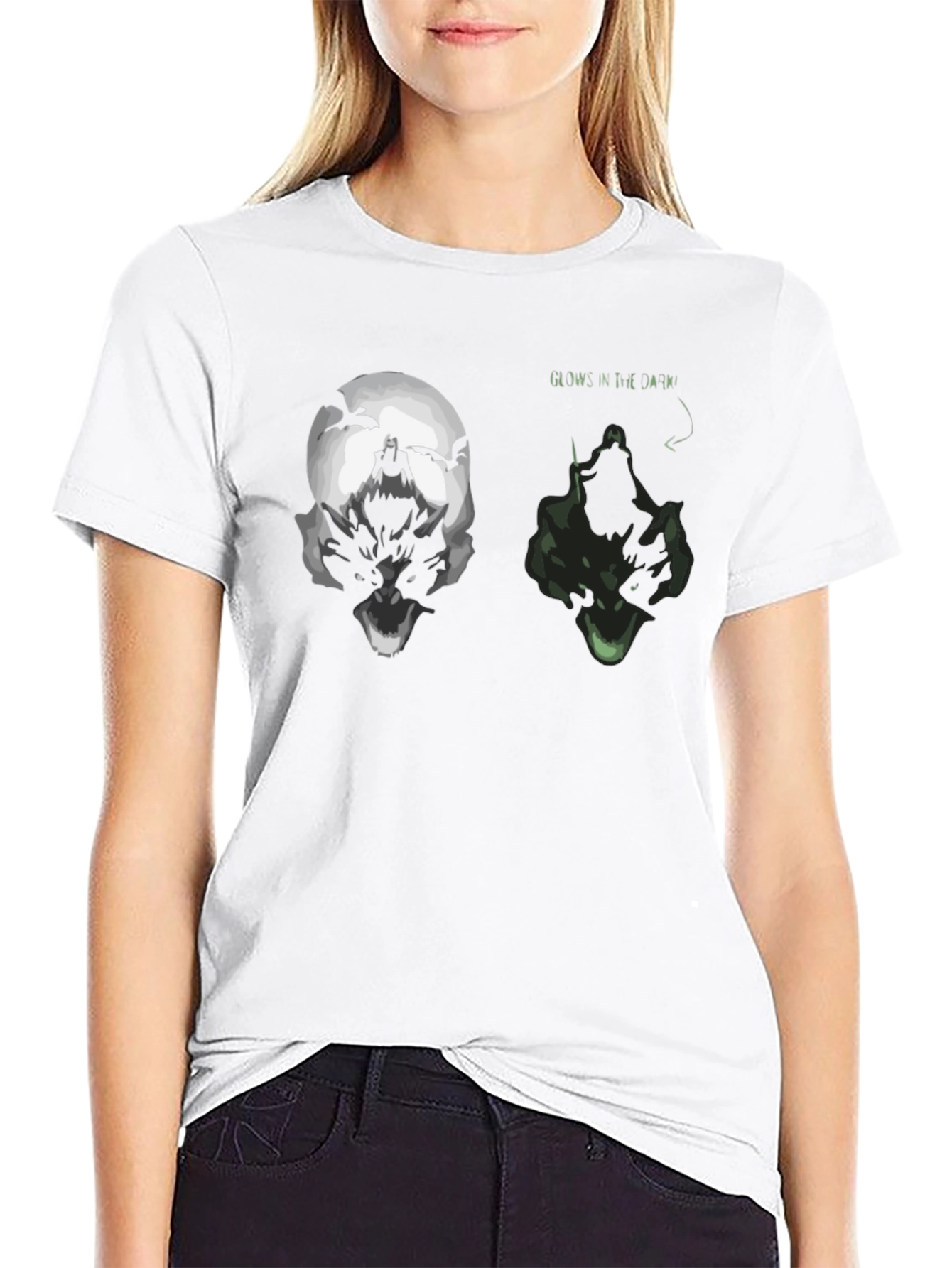 Glow-in-the-Dark Wolf & Rider Graphic Tee